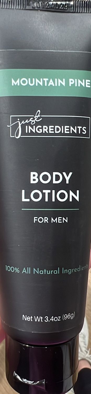 mountain pine lotion for men