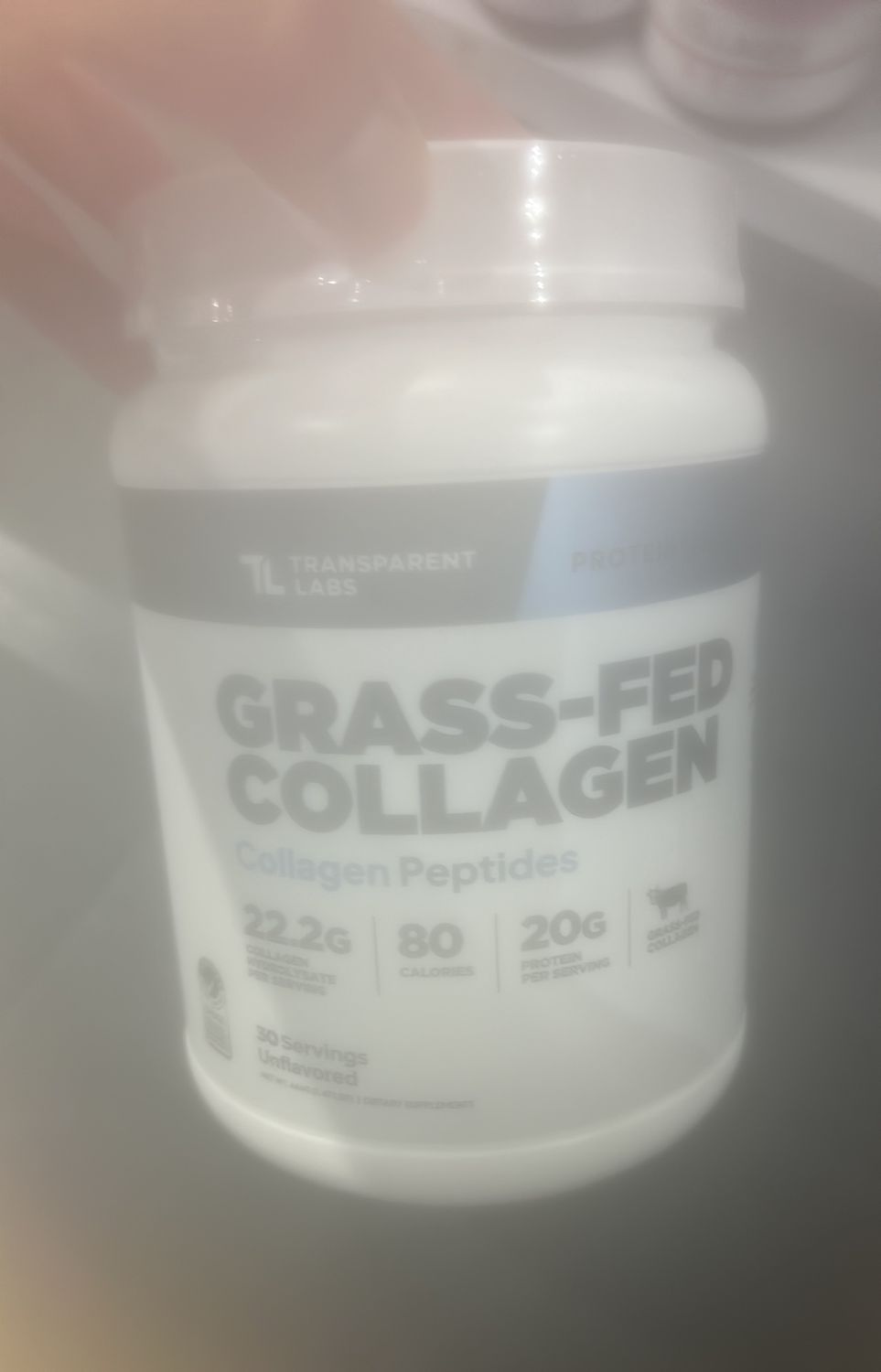 transparent labs grass fed collagen unflavored