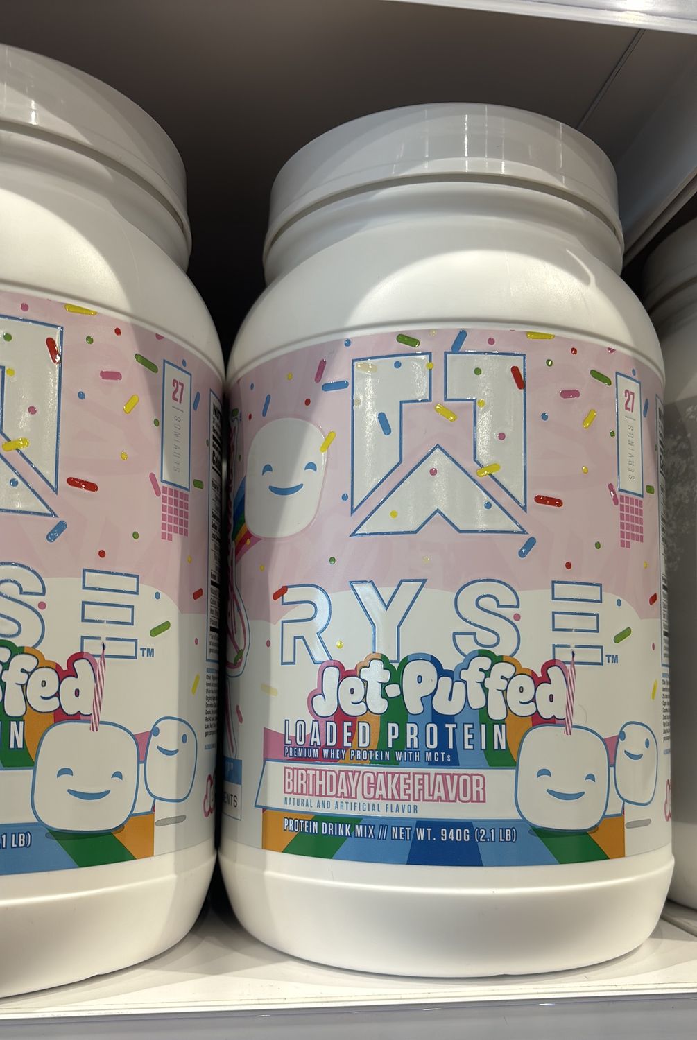 Ryse jet Puffed Birthday Cake 