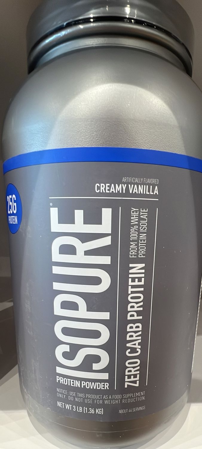 isopure creamy vanilla 