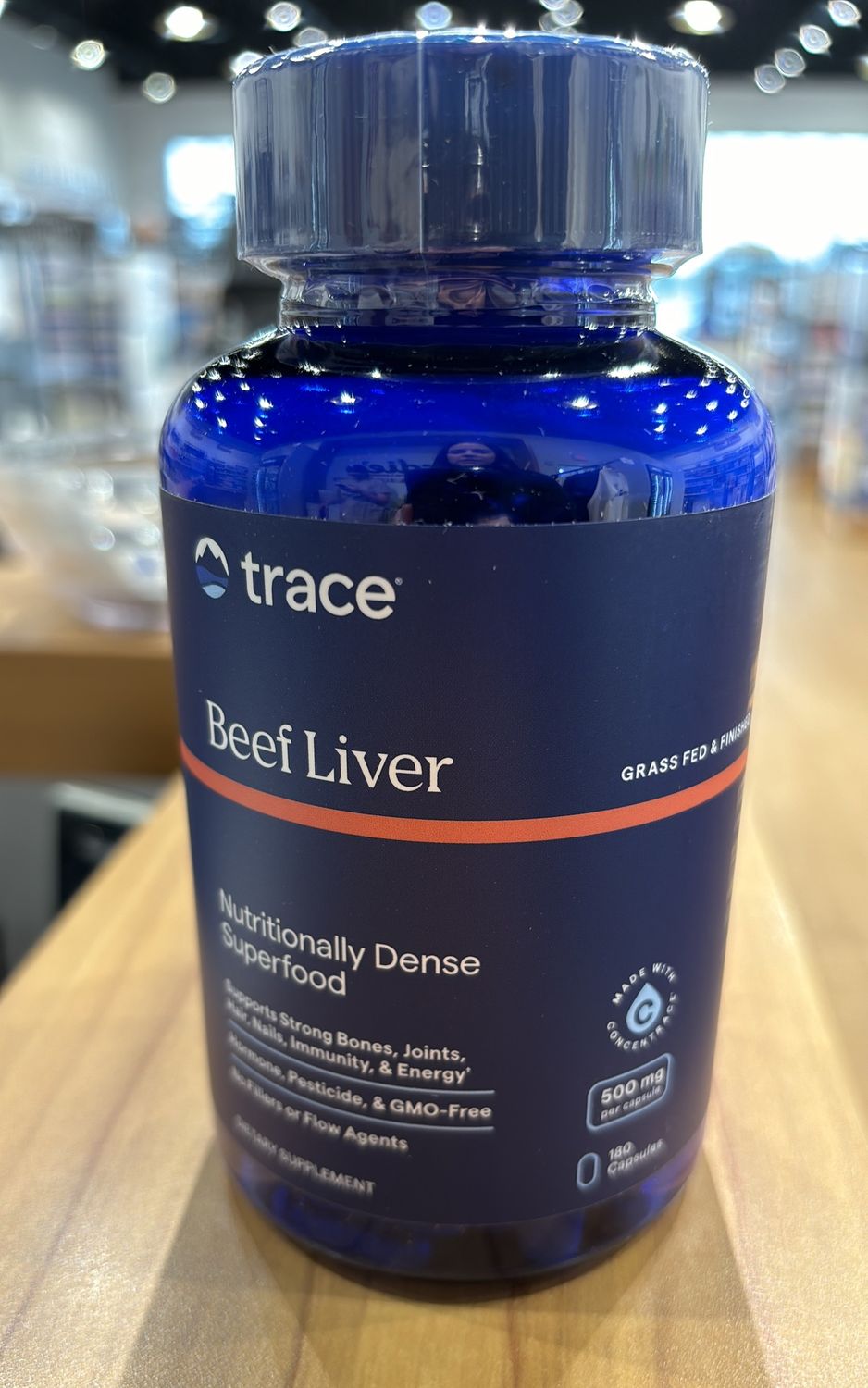 trace minerals beef liver capsules