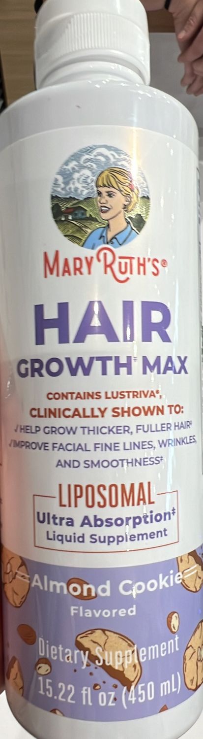 mary ruth hair growth max almond cookie