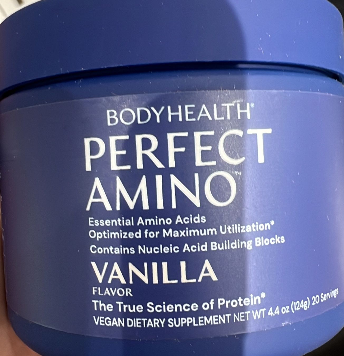 perfect amino vanilla powder
