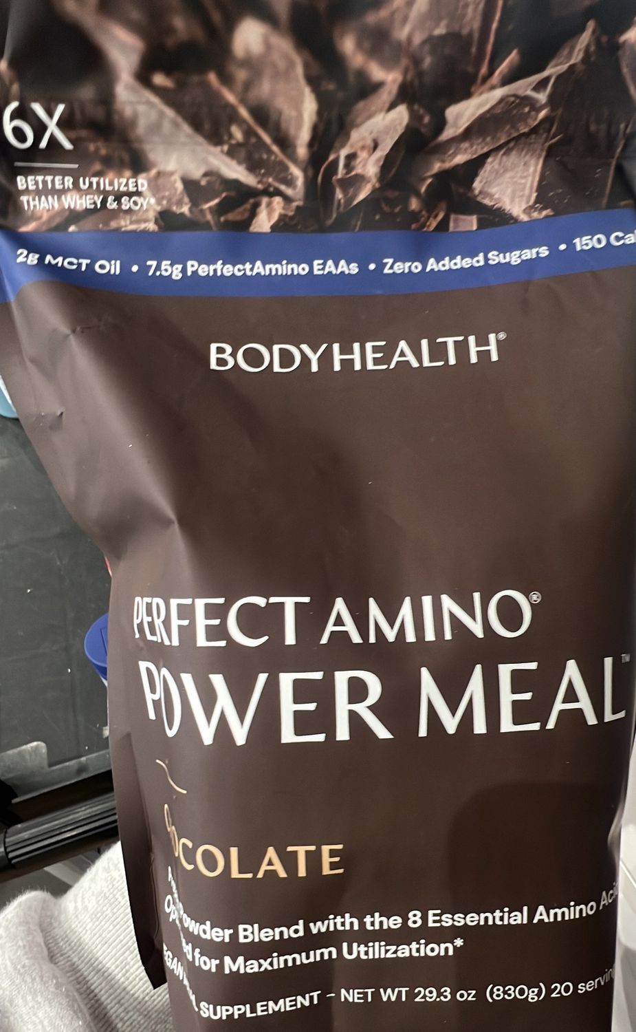 body health power meal chocolate