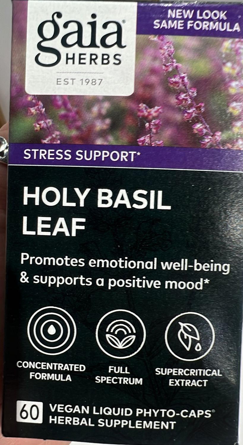 gaia holy basil 60 count