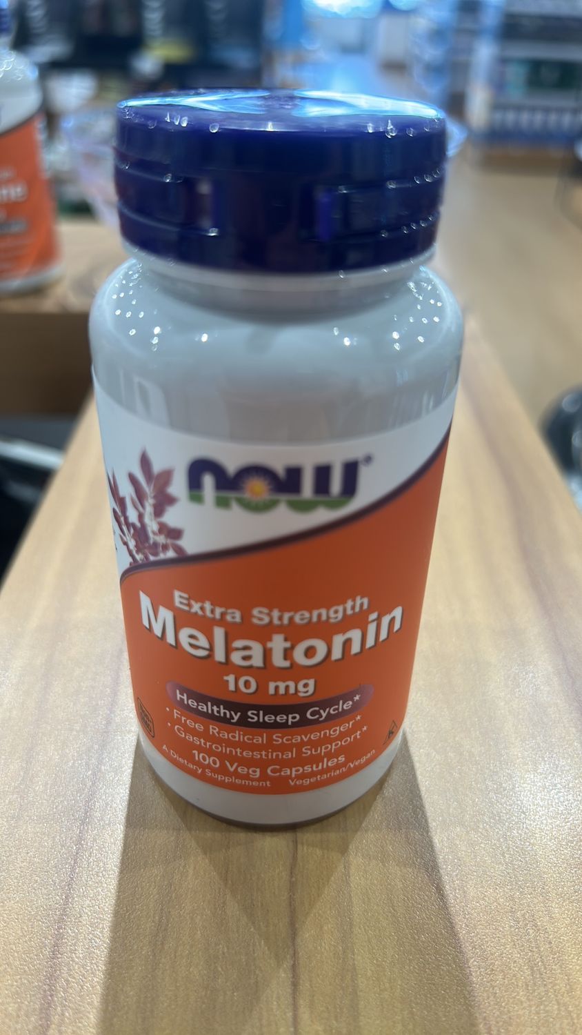 NOW melatonin 10mg 100vegcaps