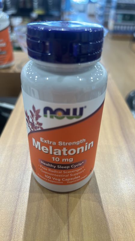 NOW melatonin 10mg 100vegcaps