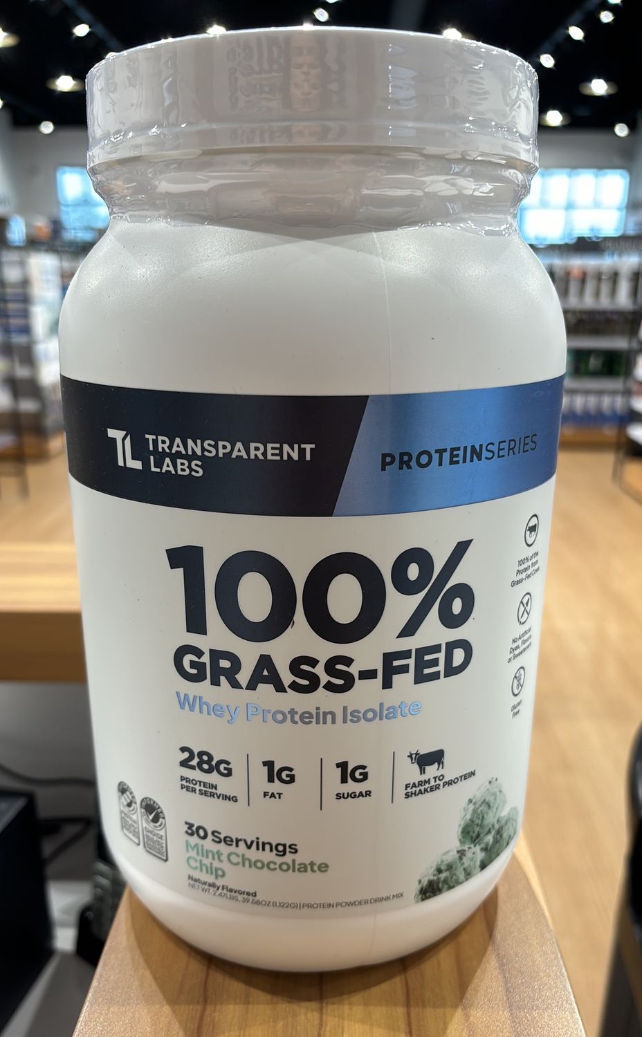 Transparent Labs Whey Protein Isolate Mint Chocolate Chip