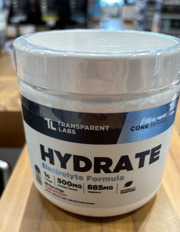 Transparent Labs Hydrate tropical Punch