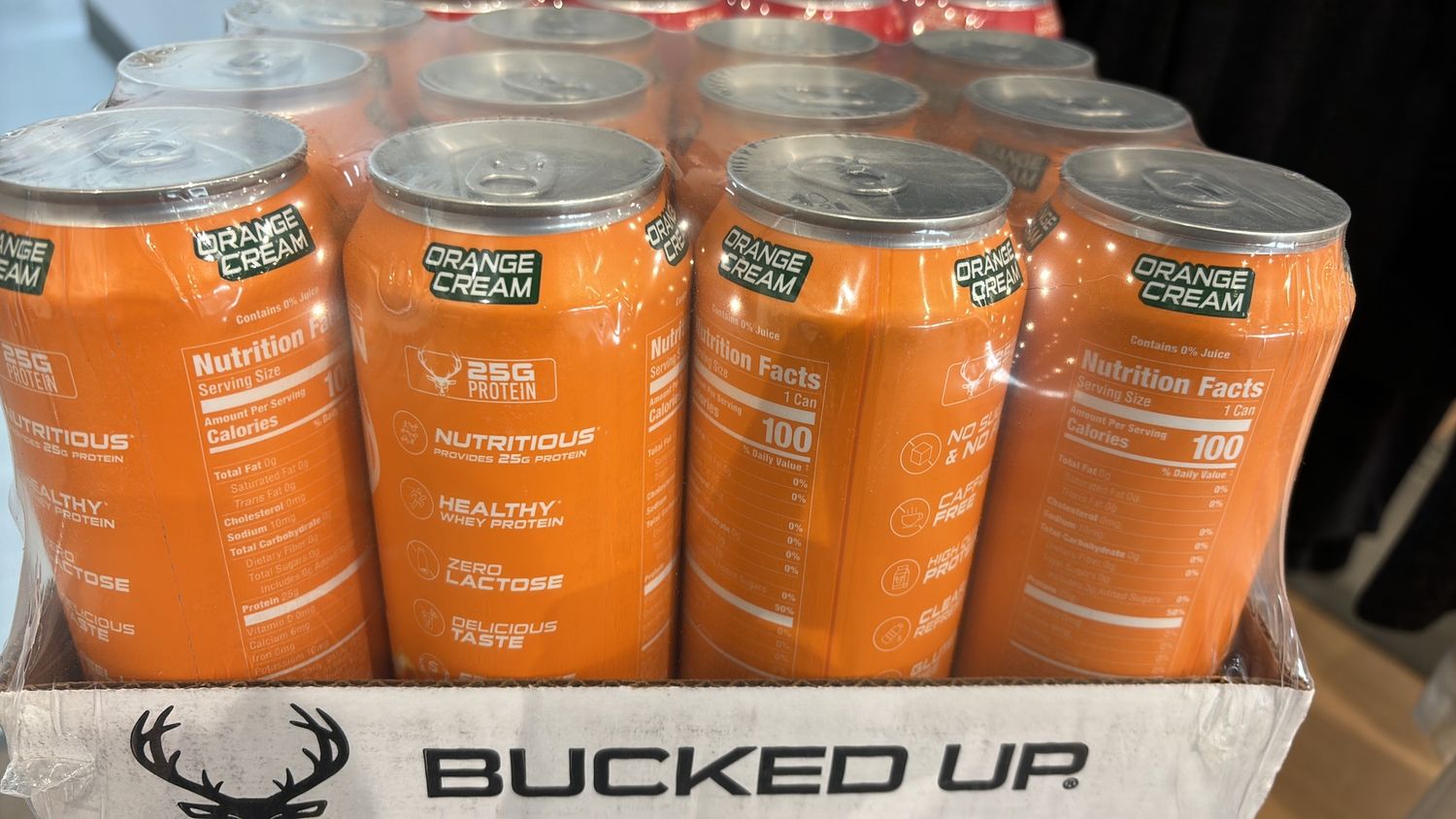 Bucked Up Orange Cream Protein Case