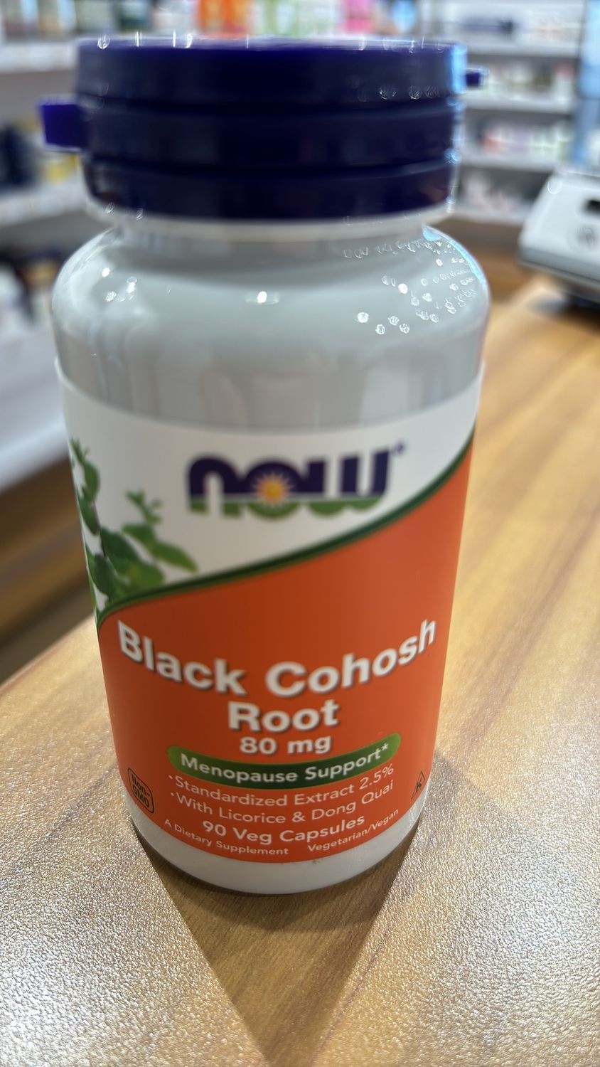 NOW Black Cohosh Root 80mg 90 veg capsule