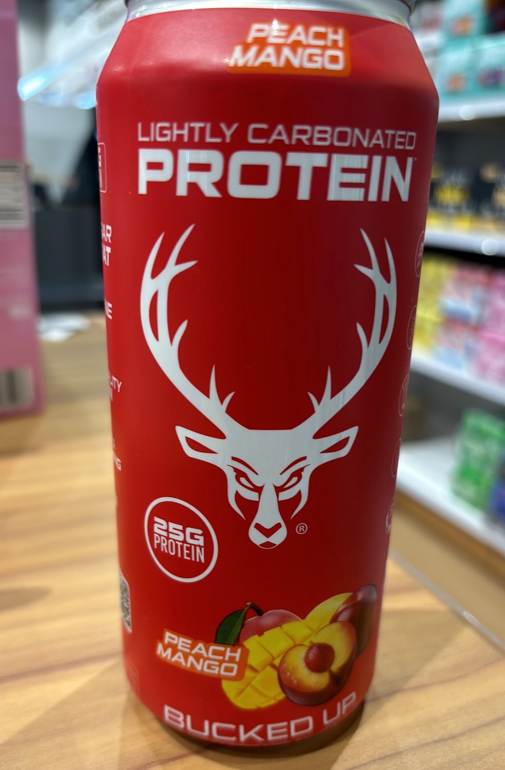 Bucked Up Peach Mango Protein Single