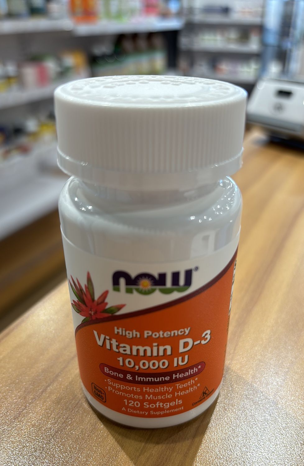 Now Vit D3 10000 120softgels