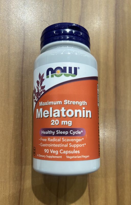 NOW Melatonin 20mg 90vegcaps