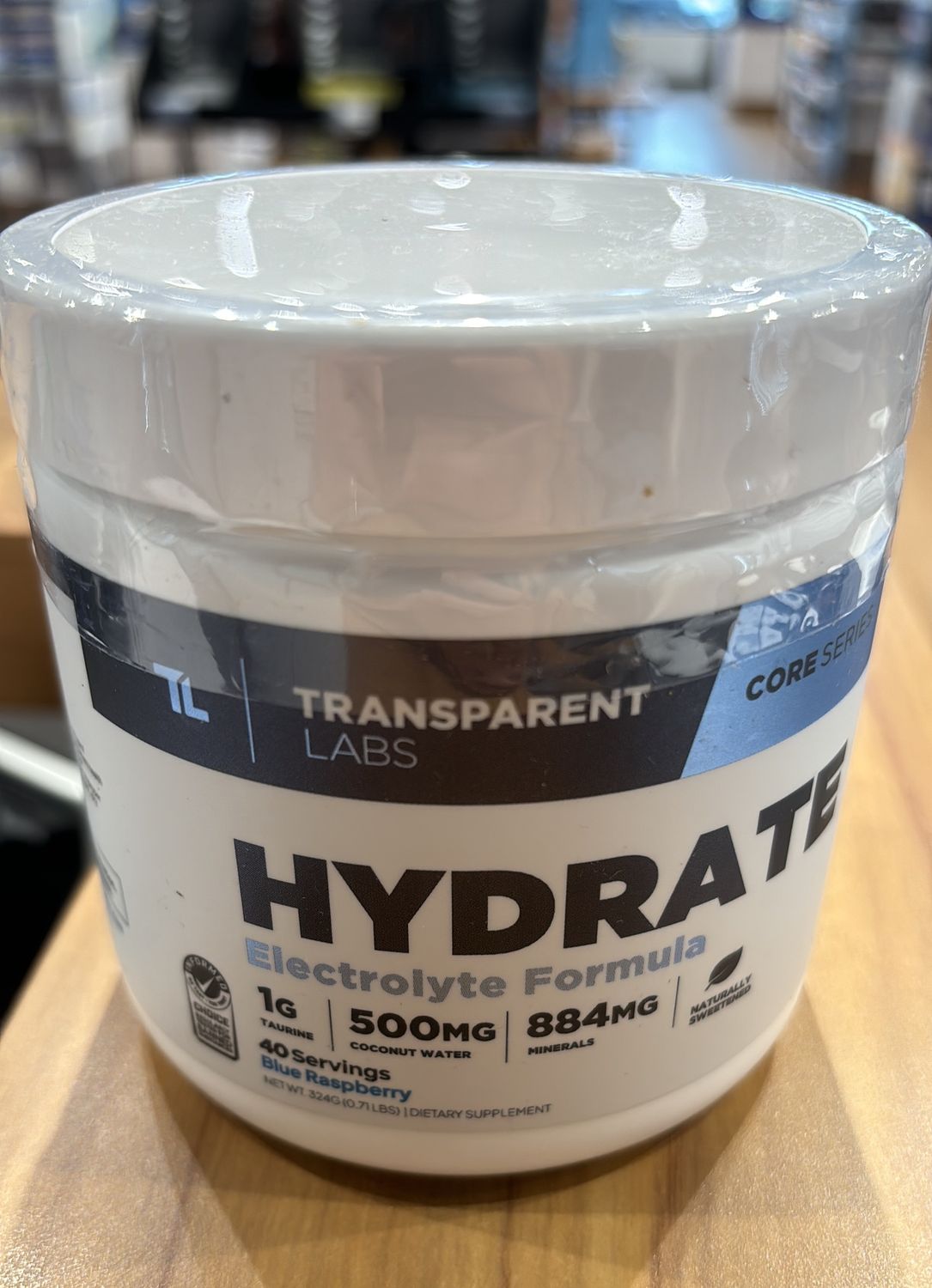 Transparent Labs Hydrate Blue Raspberry
