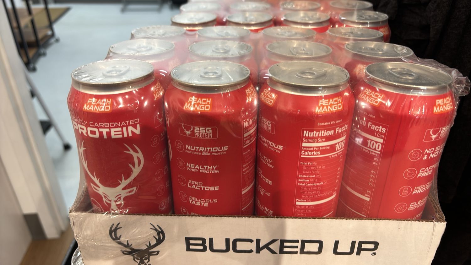 Bucked Up Peach Mango Protein Case