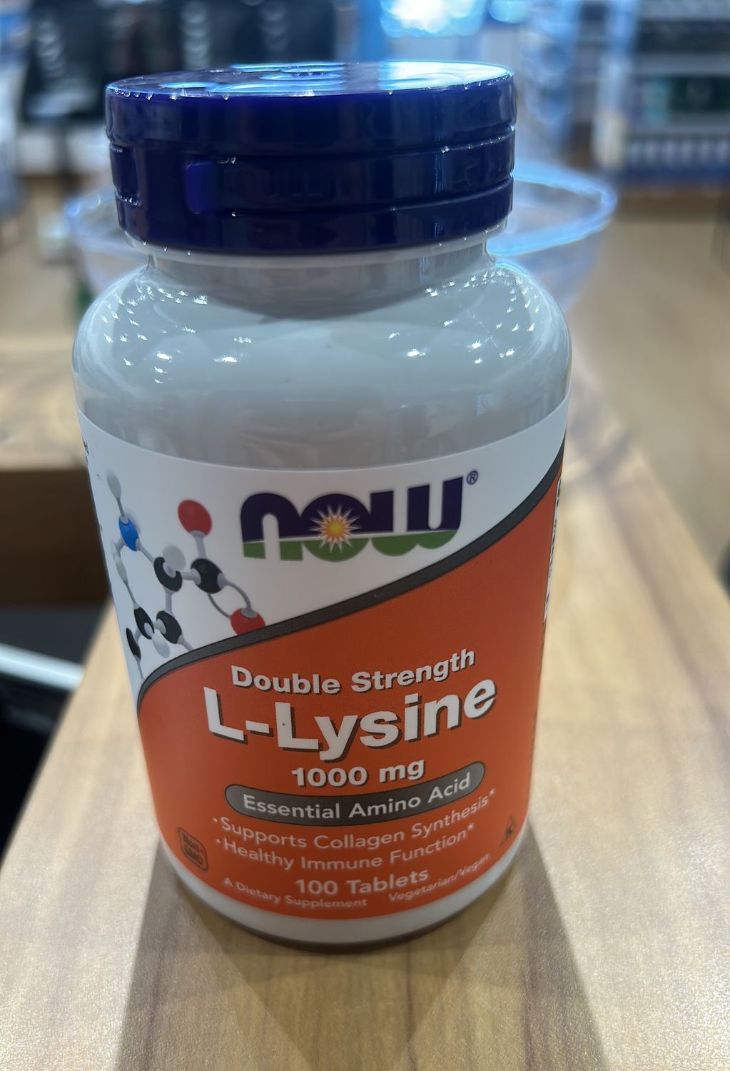 NOW Foods L-lysine 1000mg 100tabs