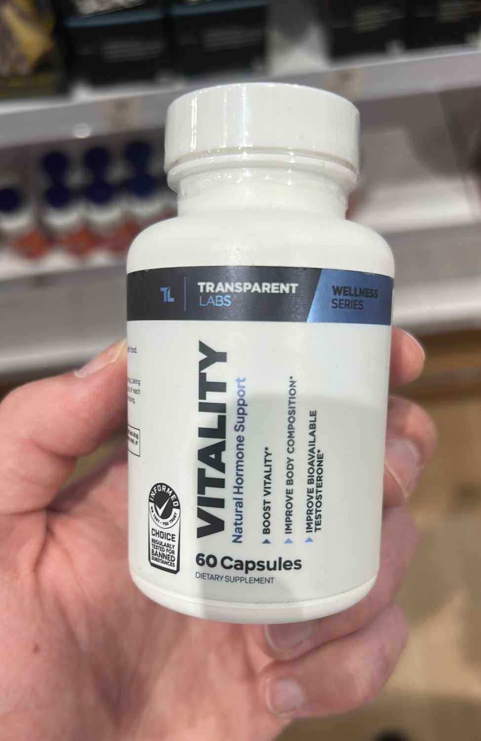 Transparent labs Vitality 60cap