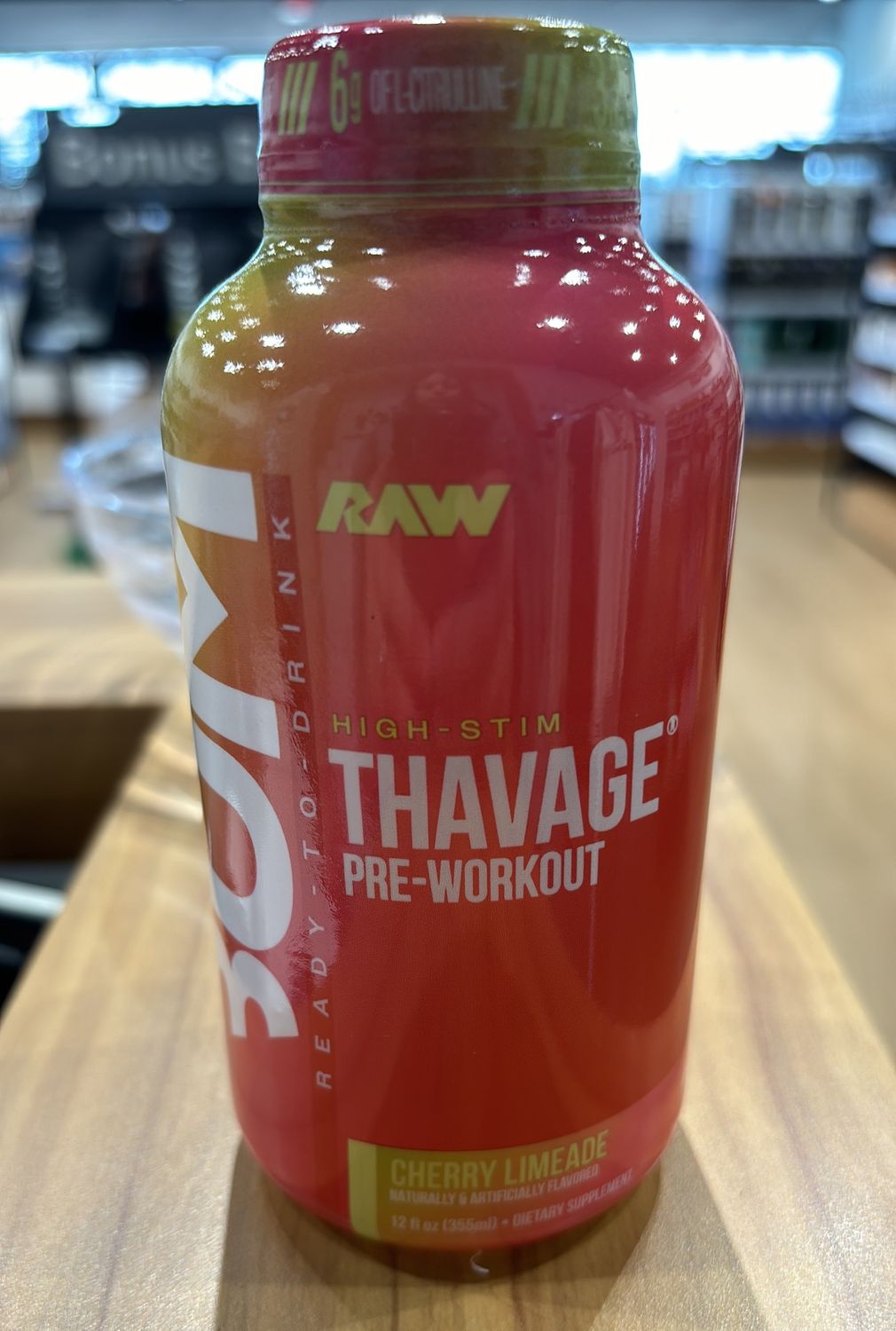 Raw RTD Single Preworkout Cherry Limeade