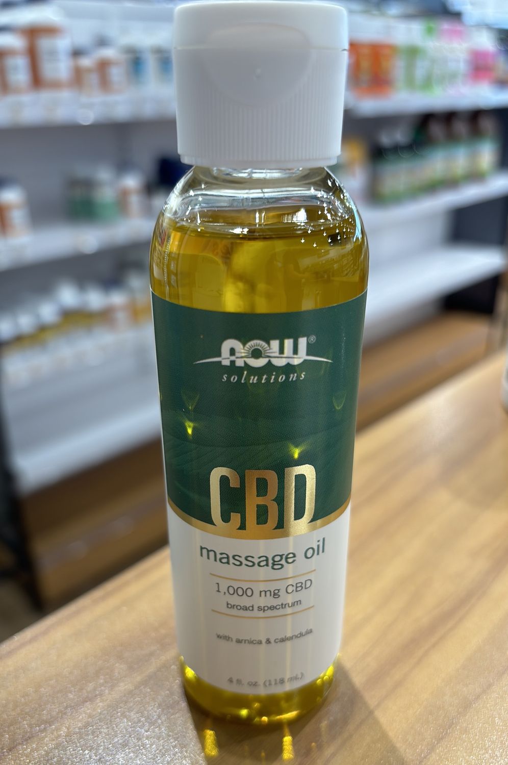 Now CBD Massage Oil