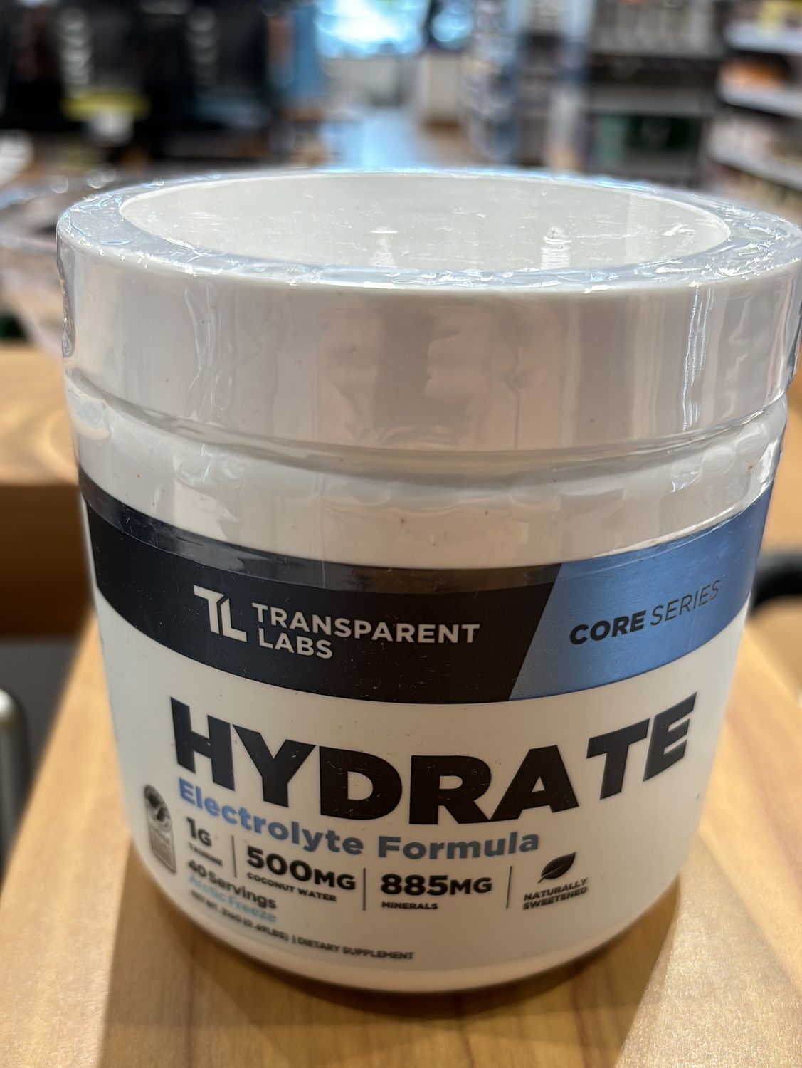 Transparent Labs Hydrate Artic Freeze