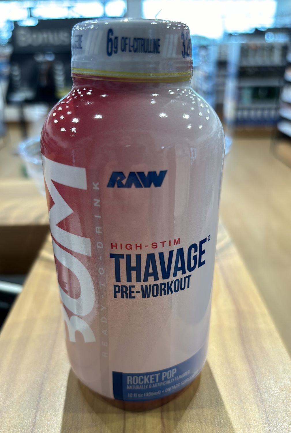 Raw RTD Single Preworkout Rocket Pop