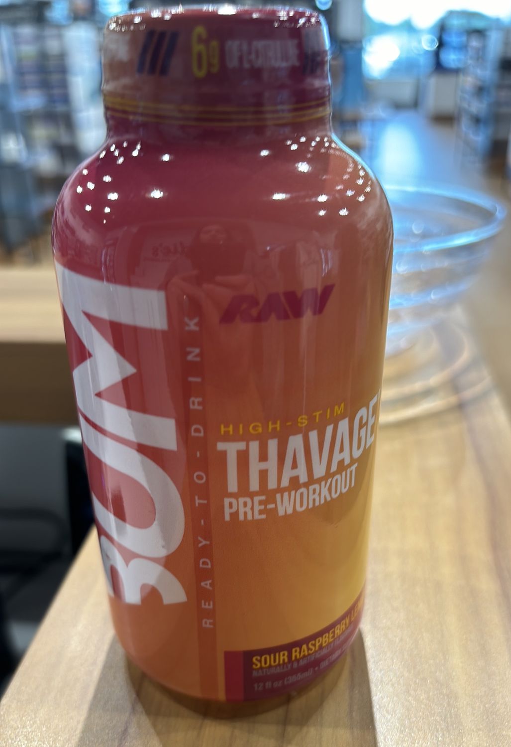 Raw RTD Single Preworkout Sour Raspberry Lemonade