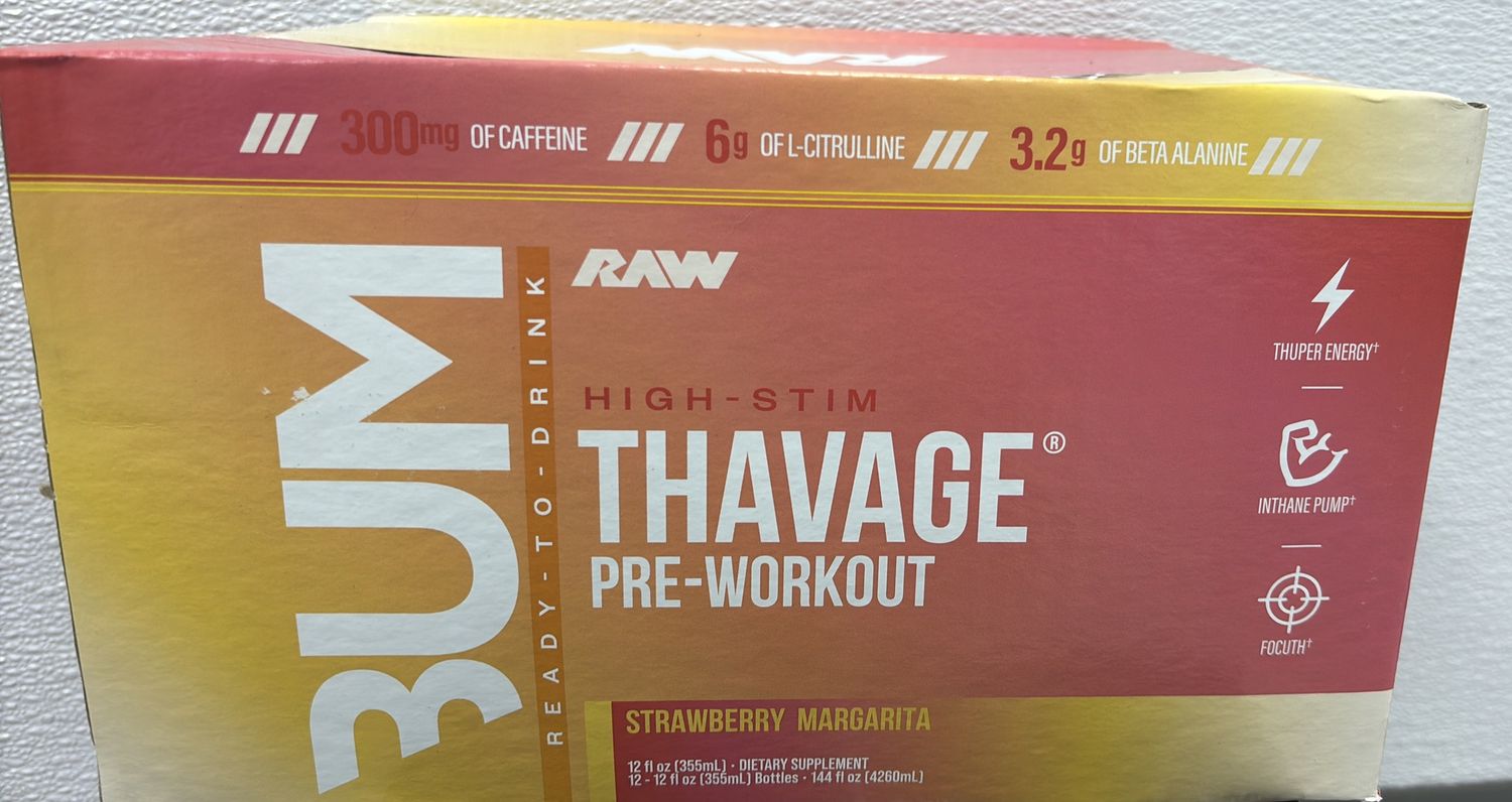 Thavage RTD Case Strawberry Margarita 
