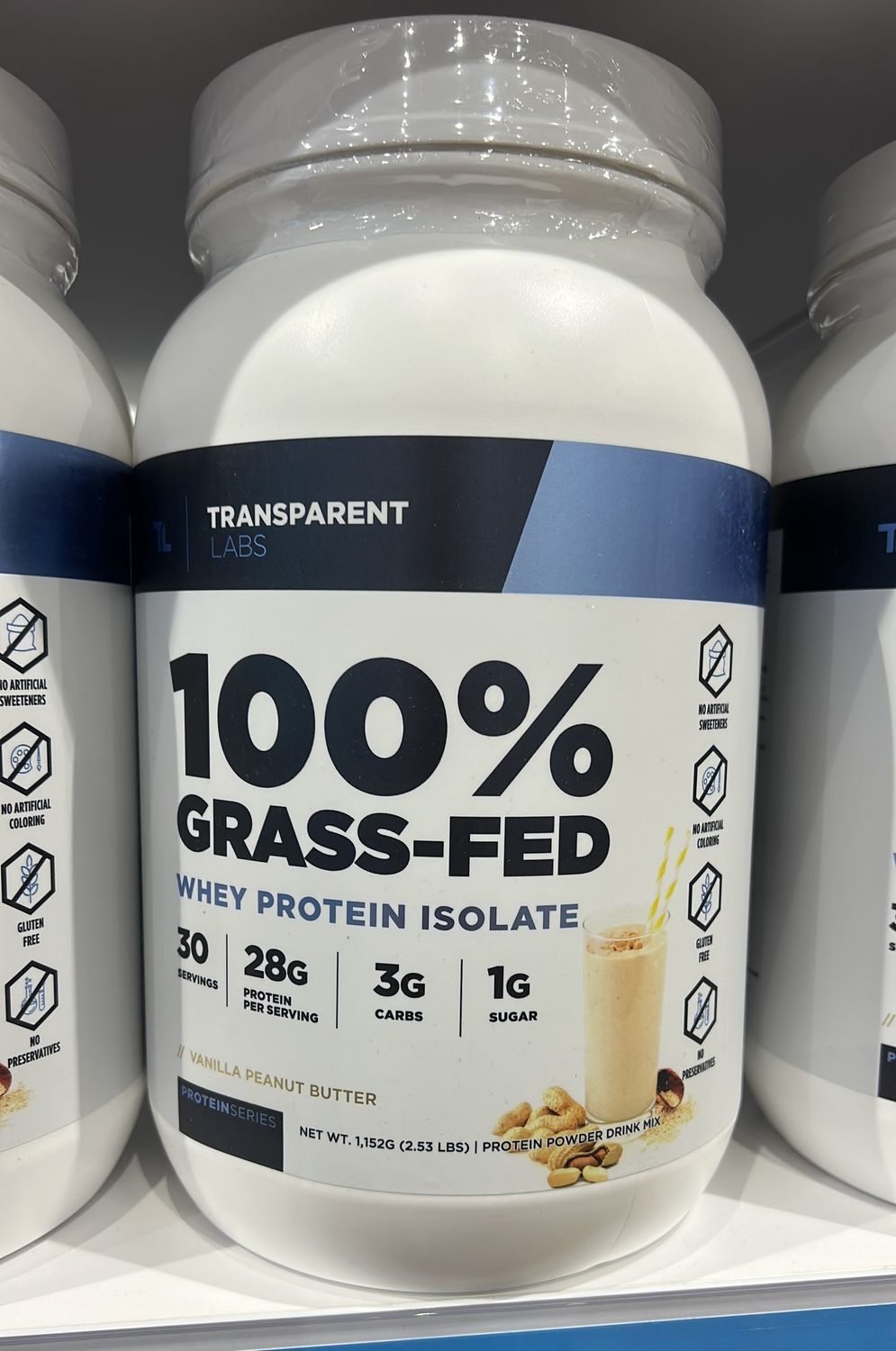 Transparent Labs Vanilla Peanut Butter Protein