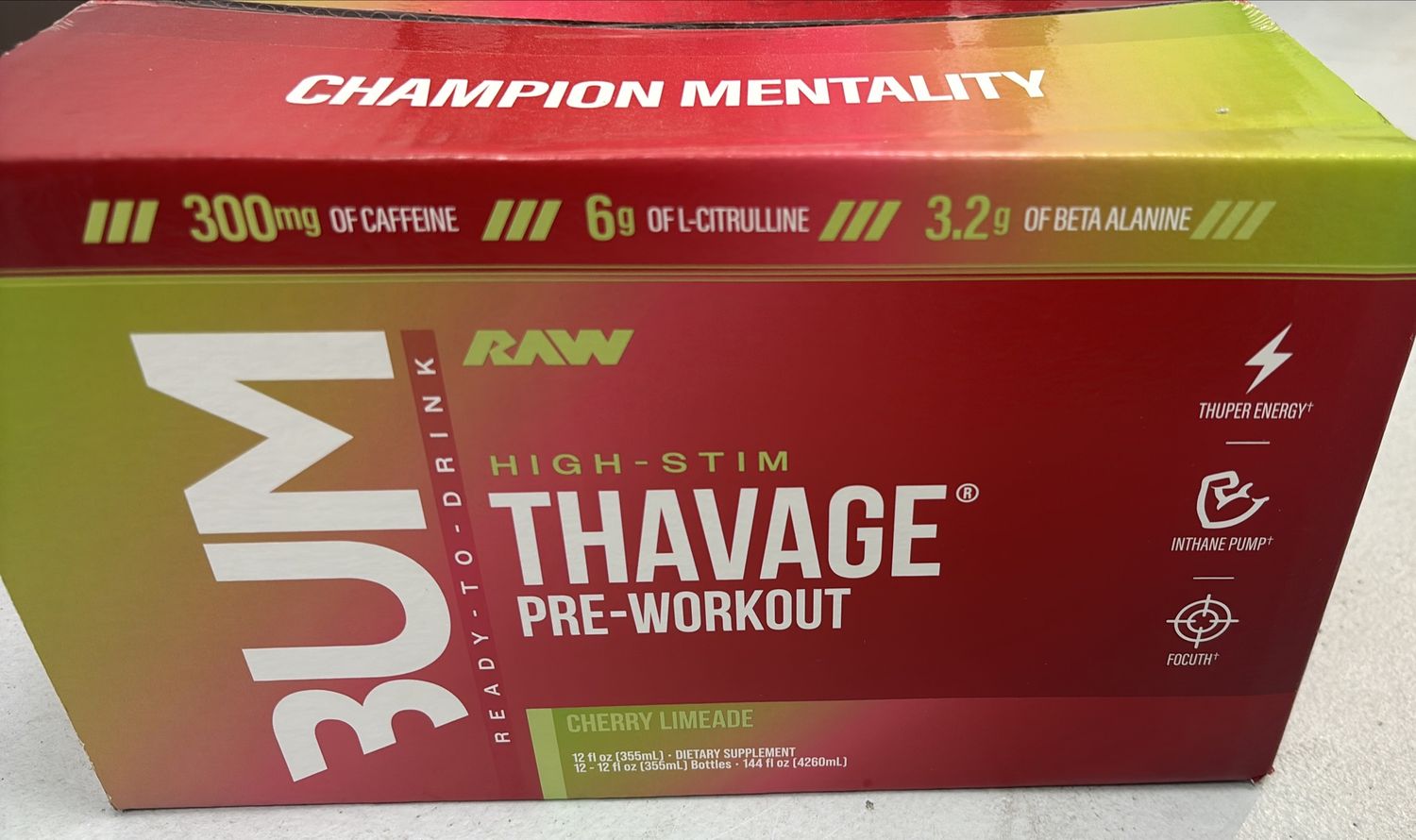 Thavage RTD Case Cherry Limeade