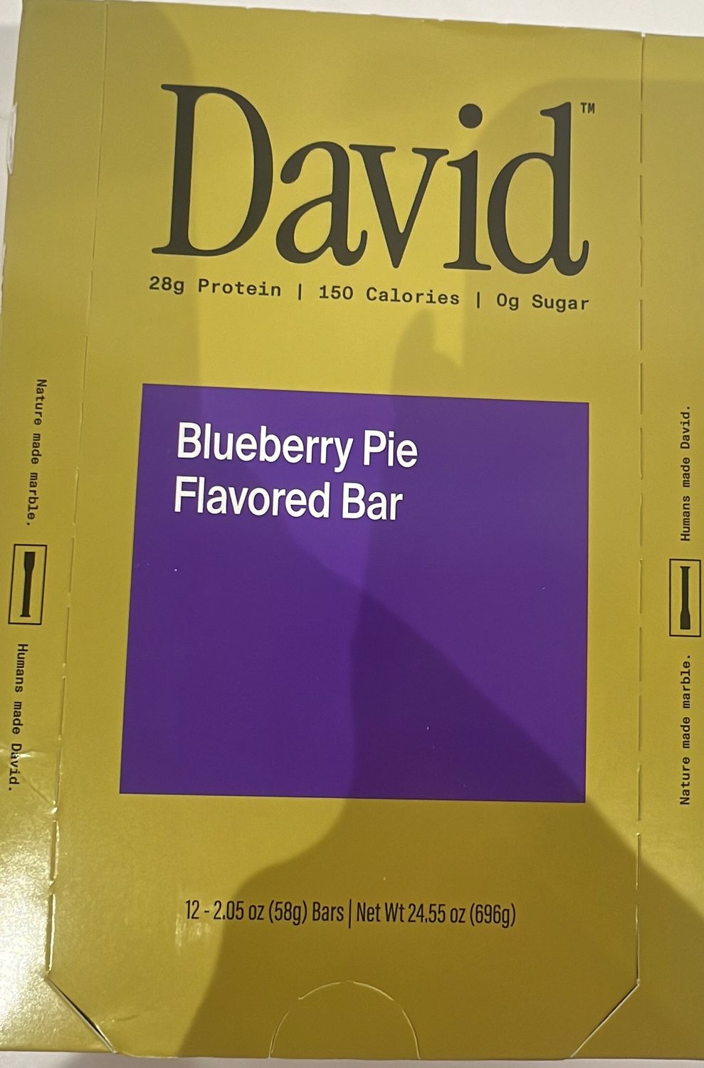 David blueberry pie protein case