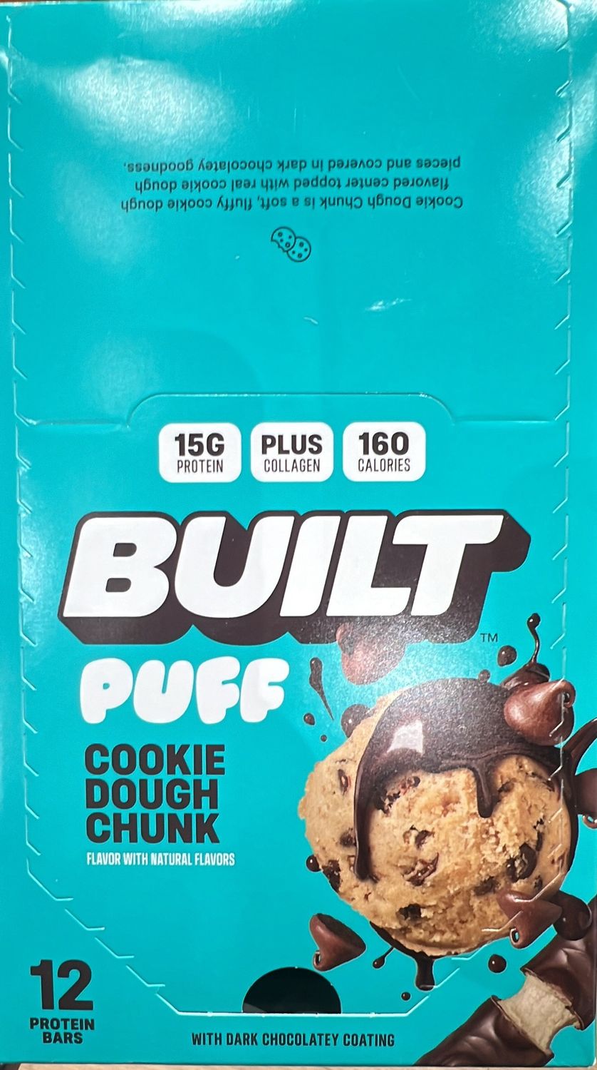 Built Puff cookie dough chunk case