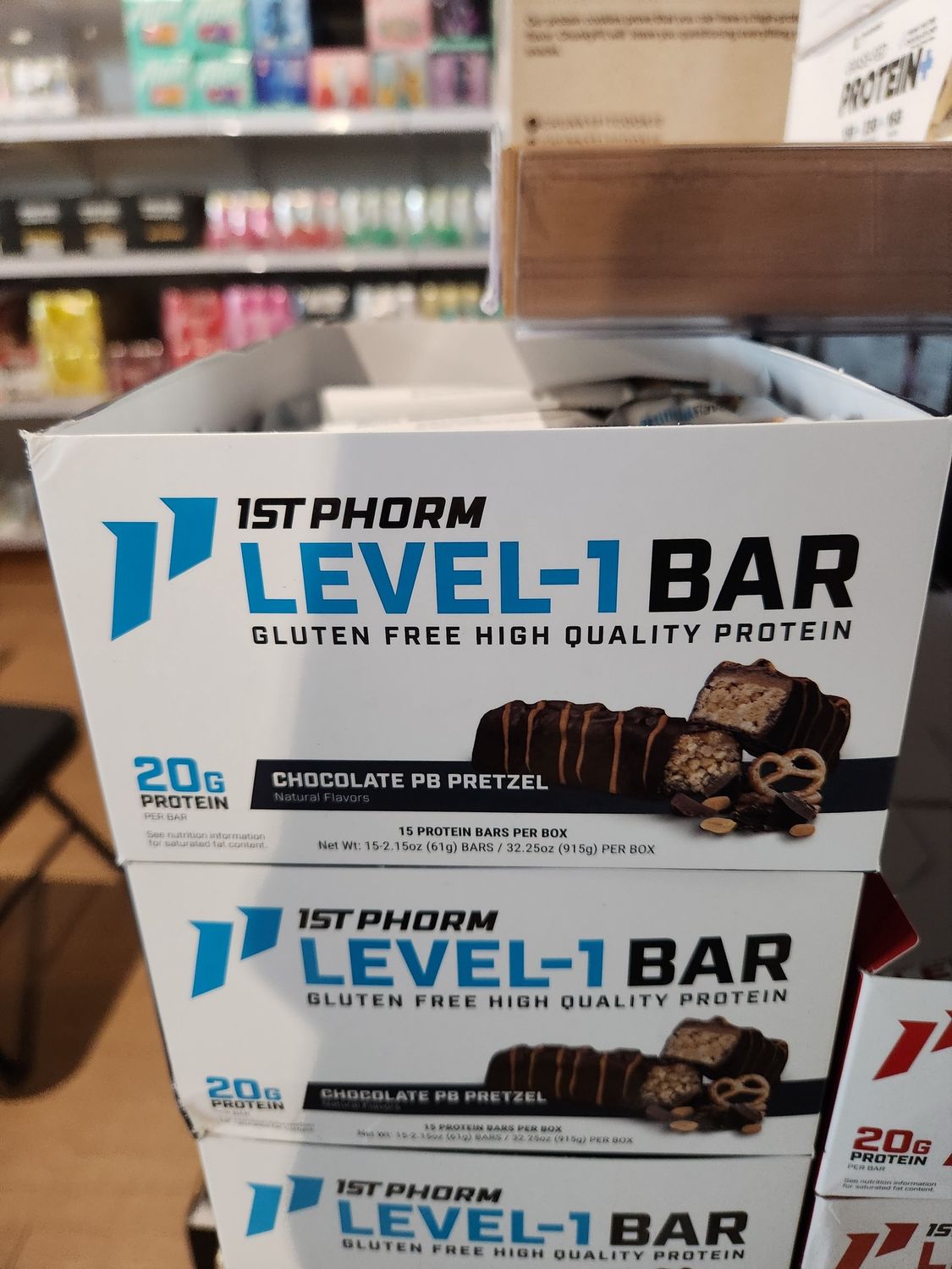 1st phorm chocolate pb pretzel box