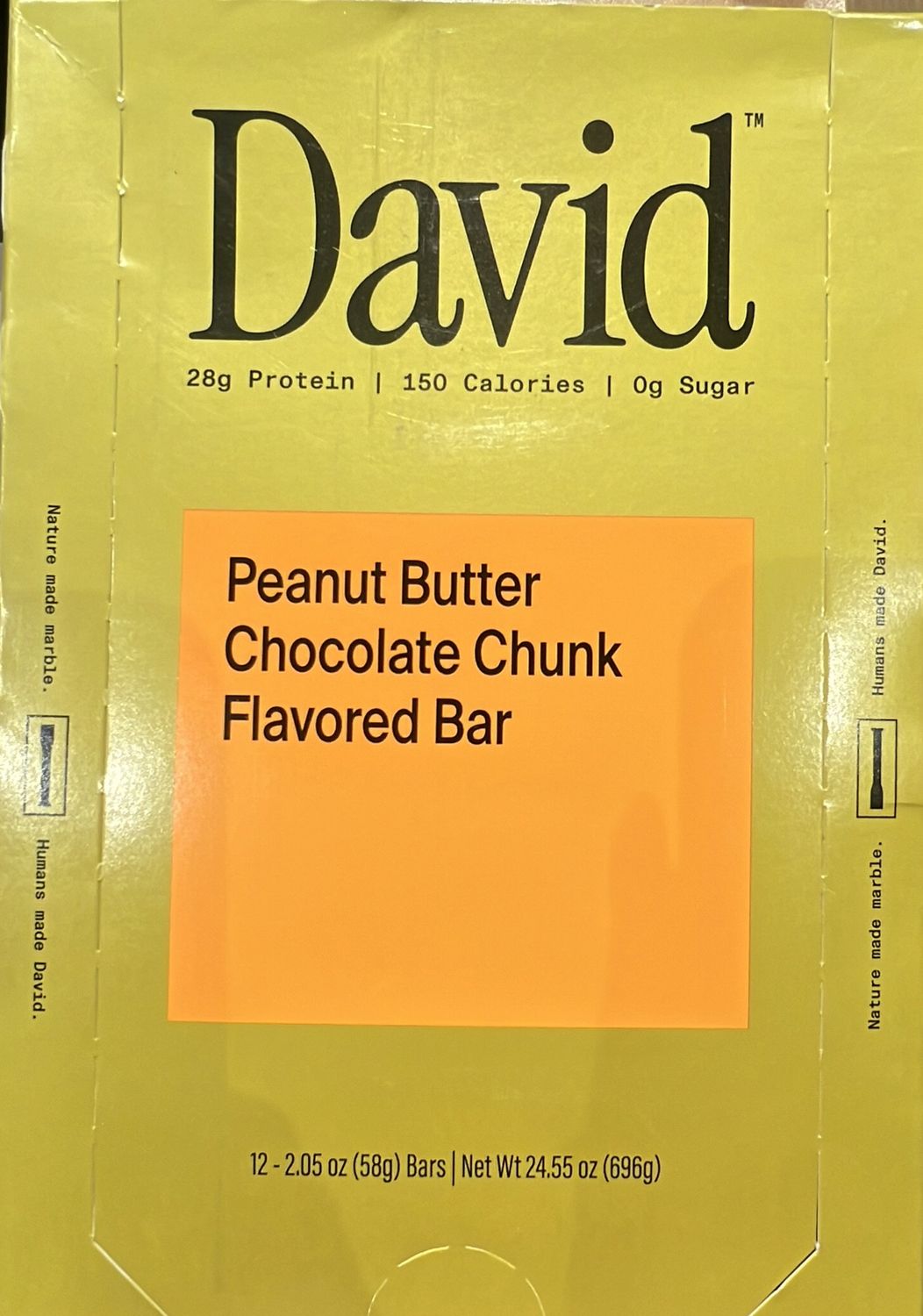 David peanut butter chocolate chunk case