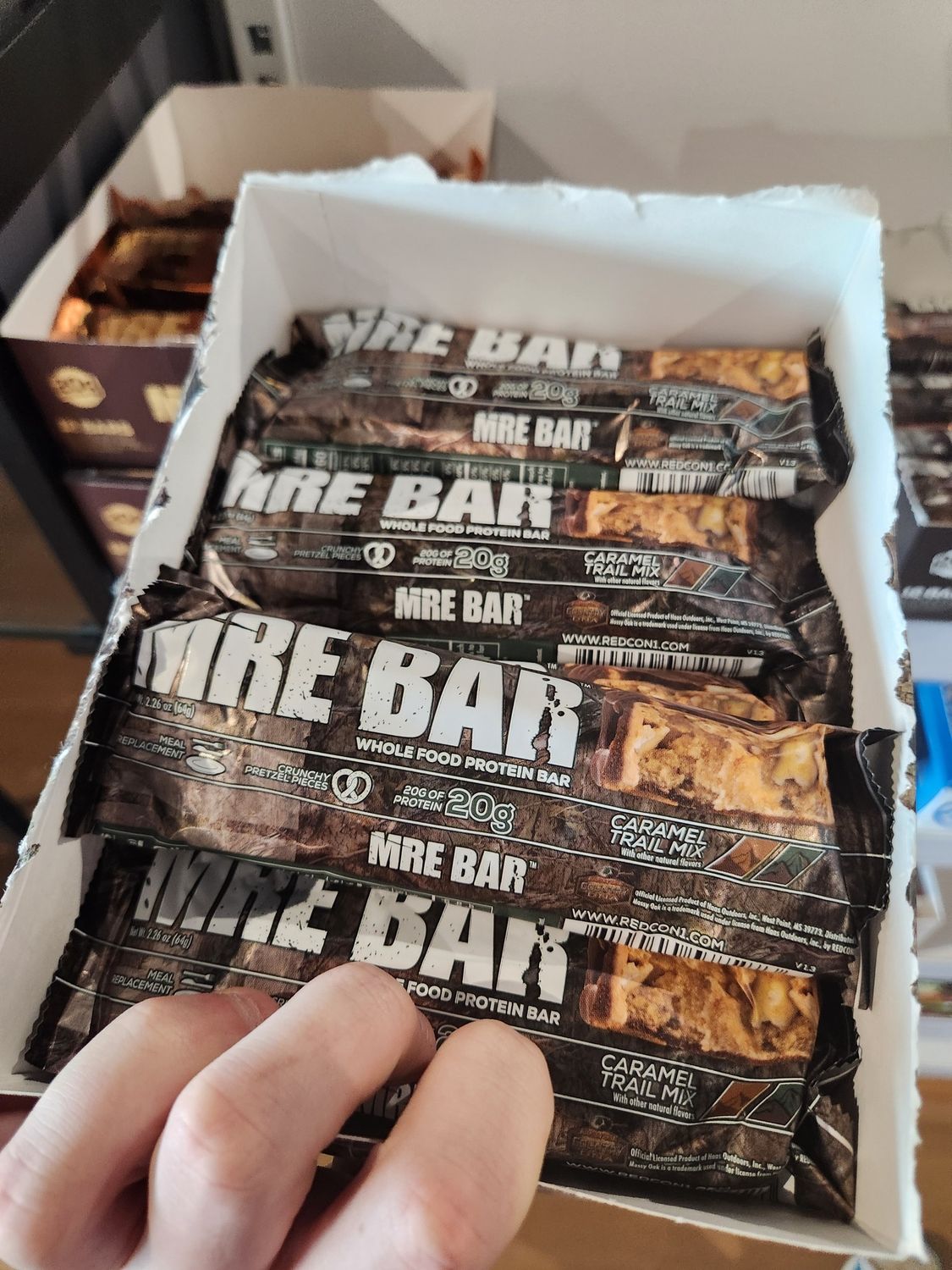 Mre bars Caramel trail mix single