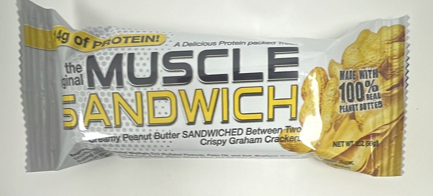 Muscle sandwich peanut butter single