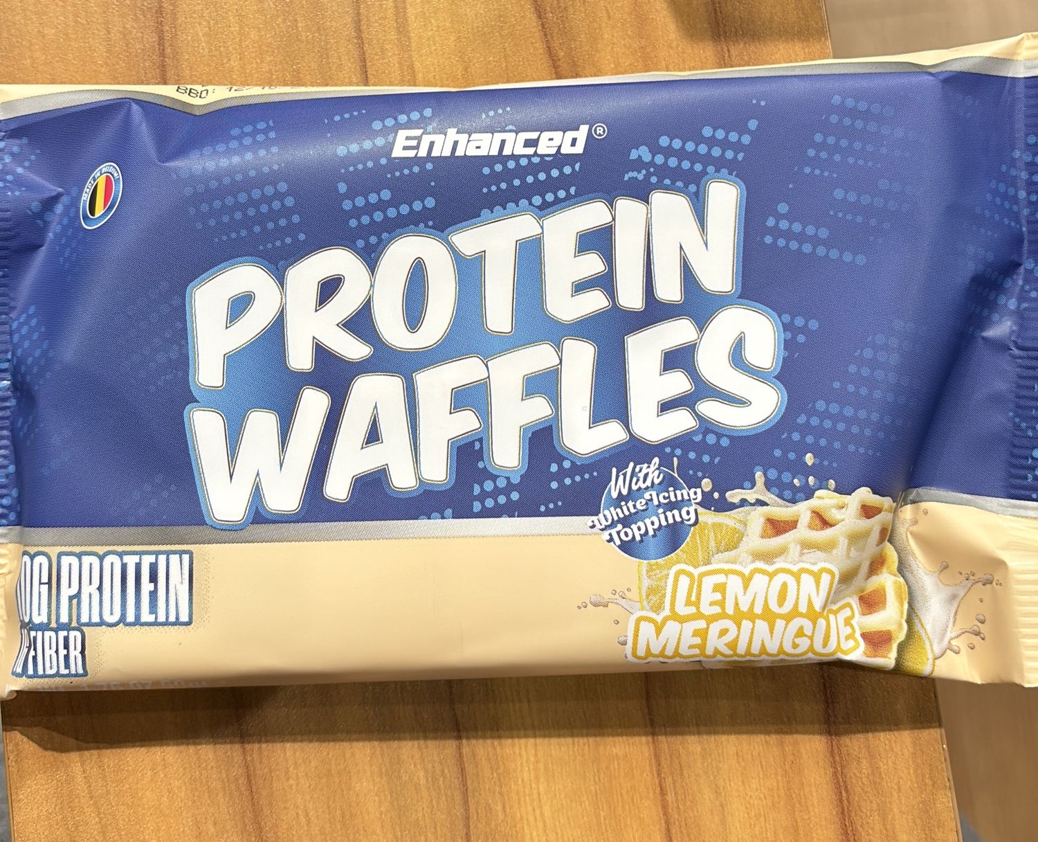 Enhanced Protein Waffles Lemon Meringue