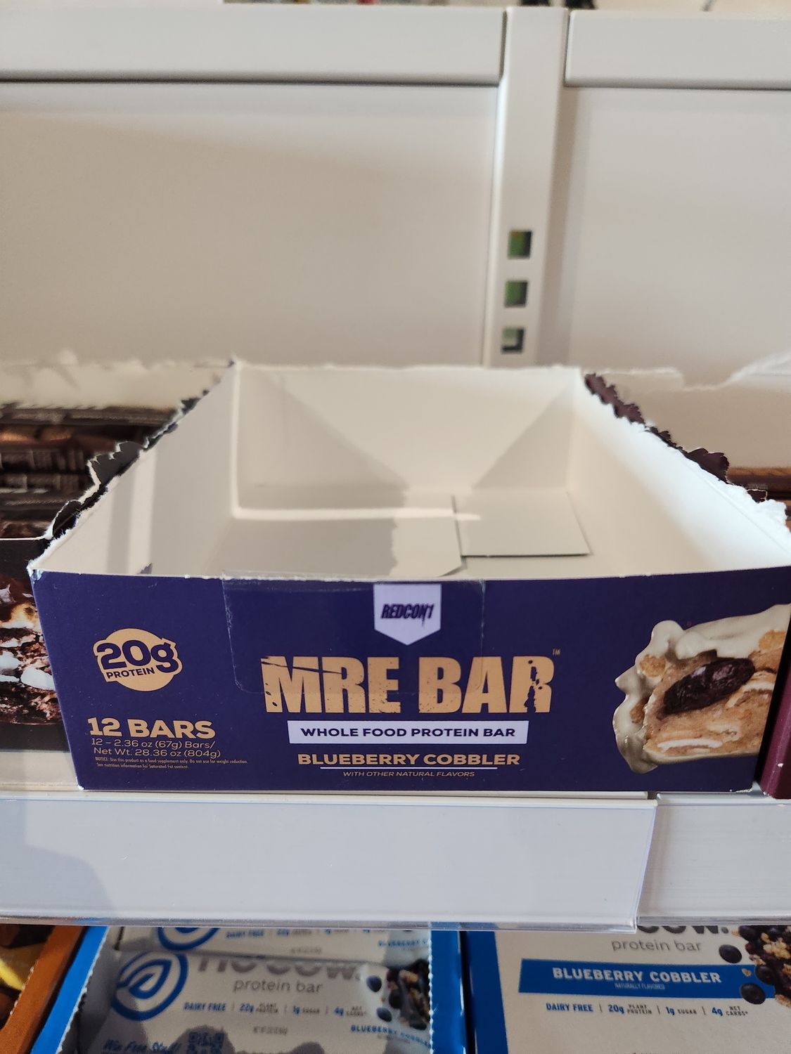 Mre bars blueberry cobbler box