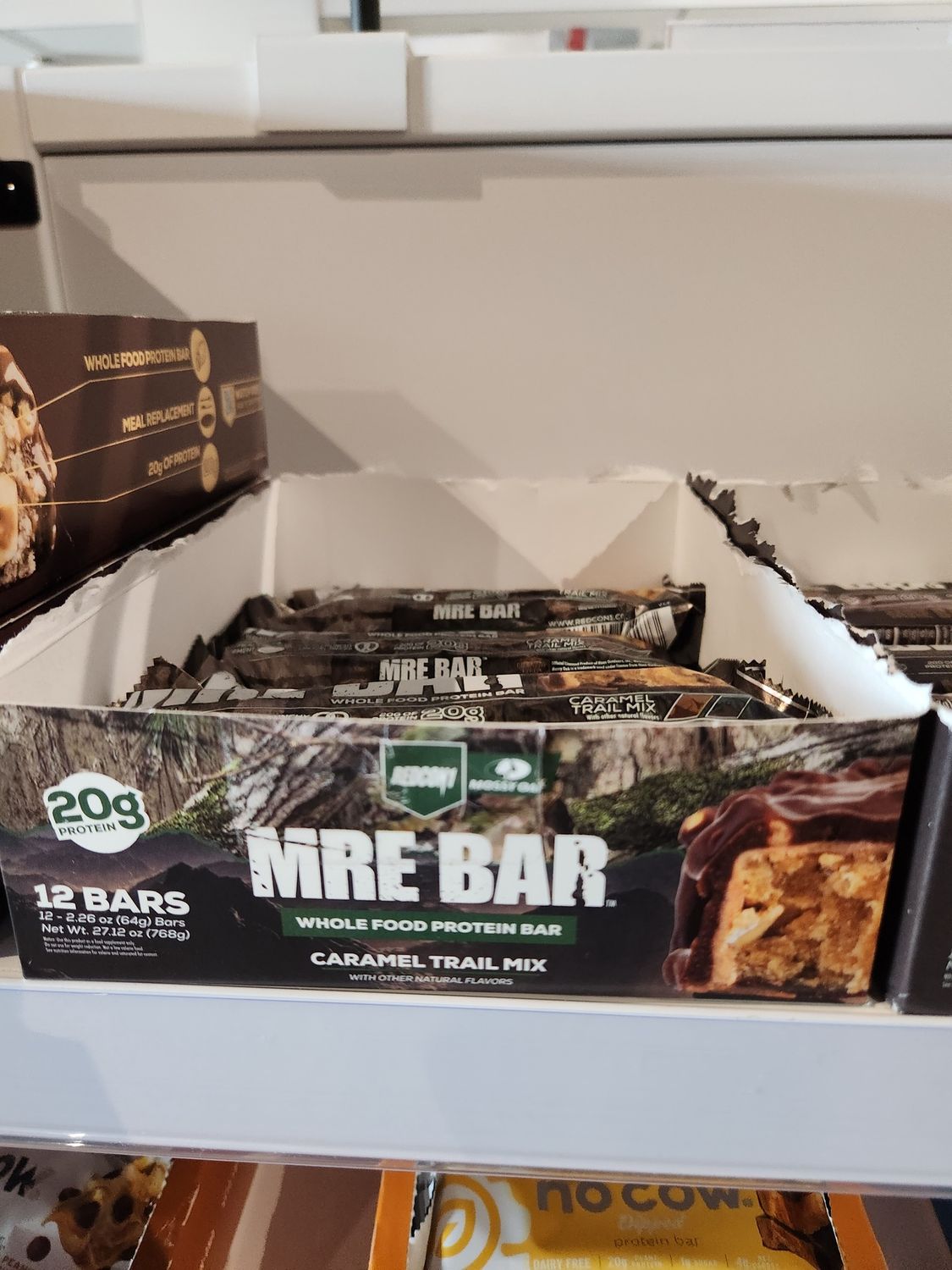 Mre bars Caramel trail mix box