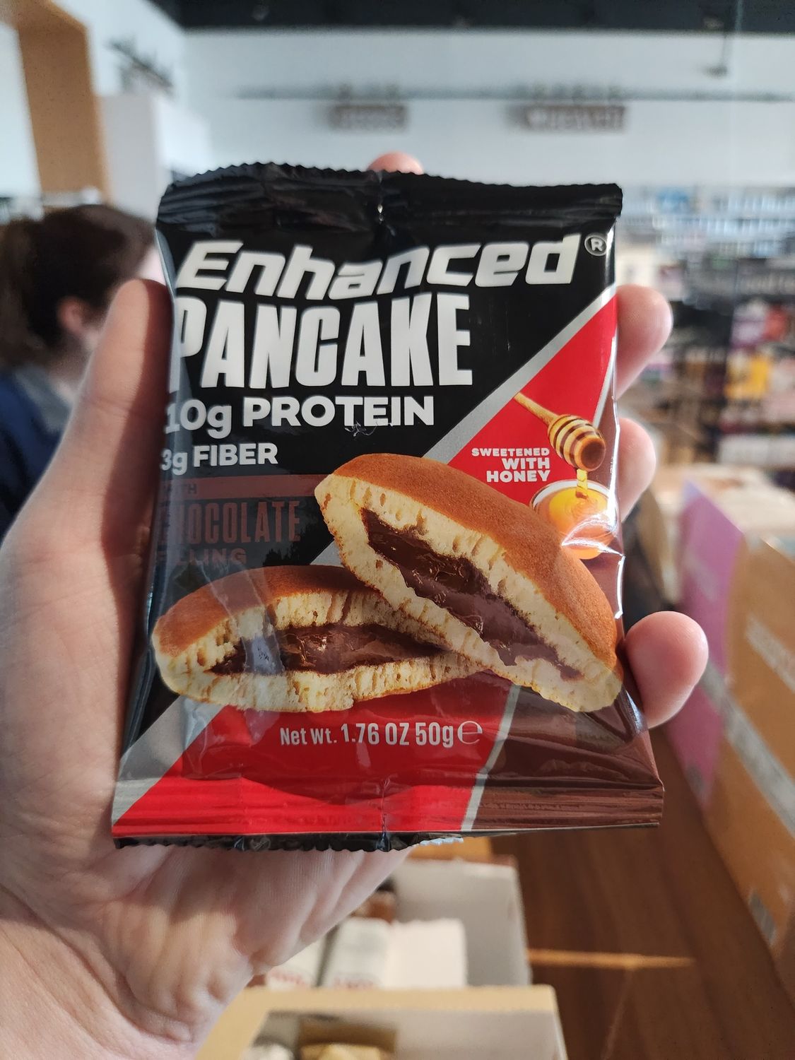 Enhanced pancake chocolate filling single