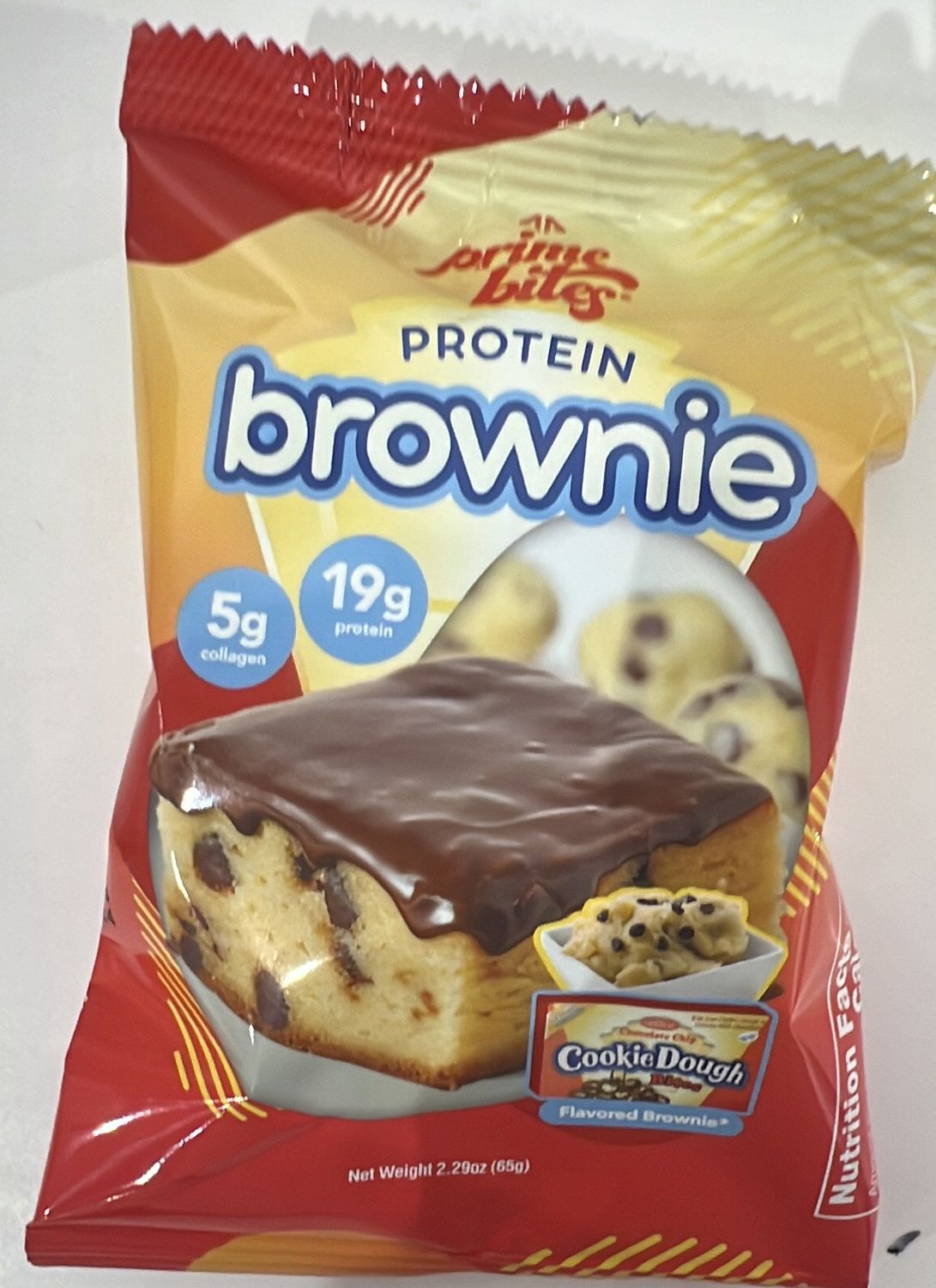 Prime bites cookie dough single