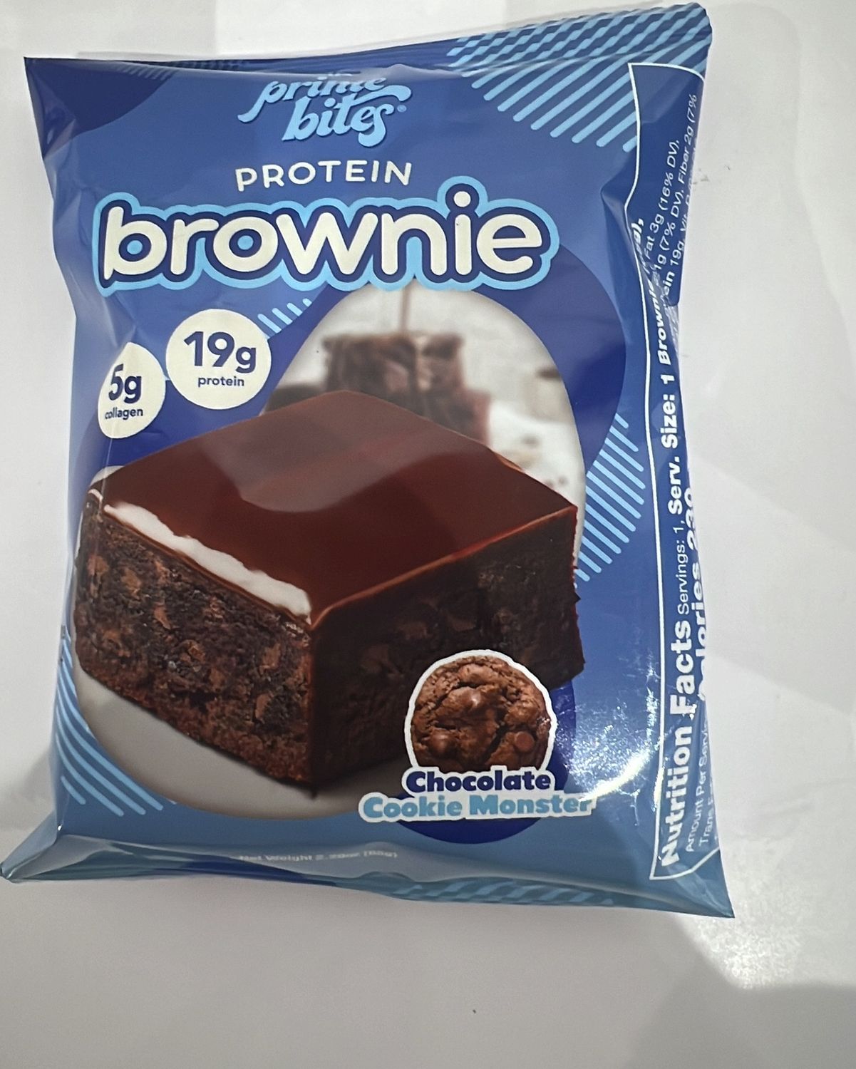 Prime bites chocolate Cookie Monster single