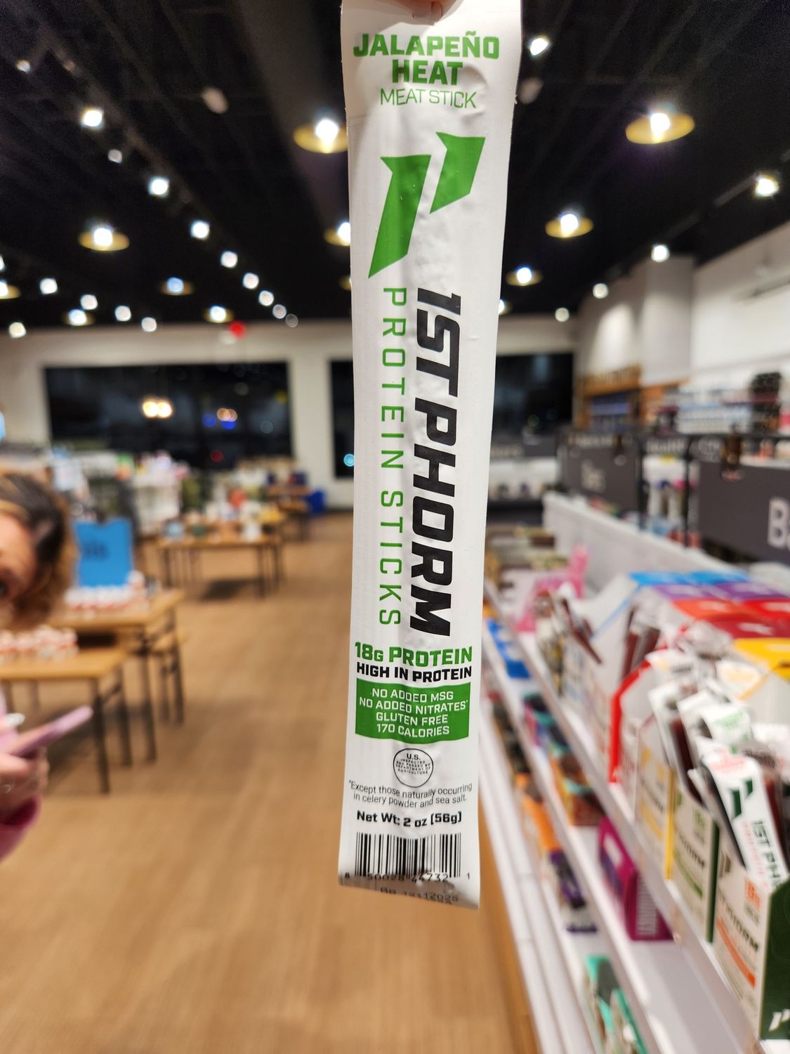 1st Phorms Protein Sticks Jalapeño Heat Single