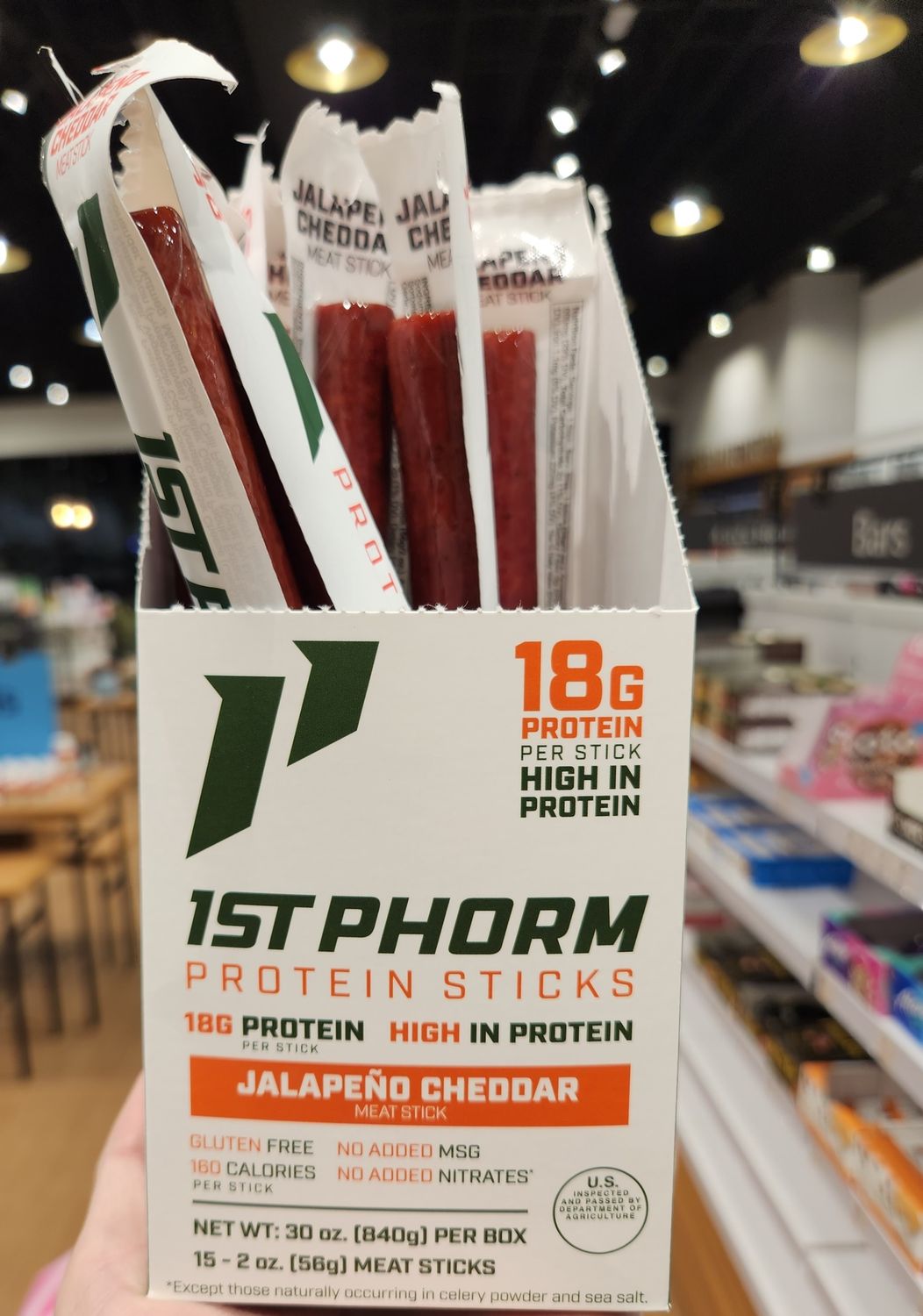 1st Phorm Protein Sticks Jalapeño Stick Packs