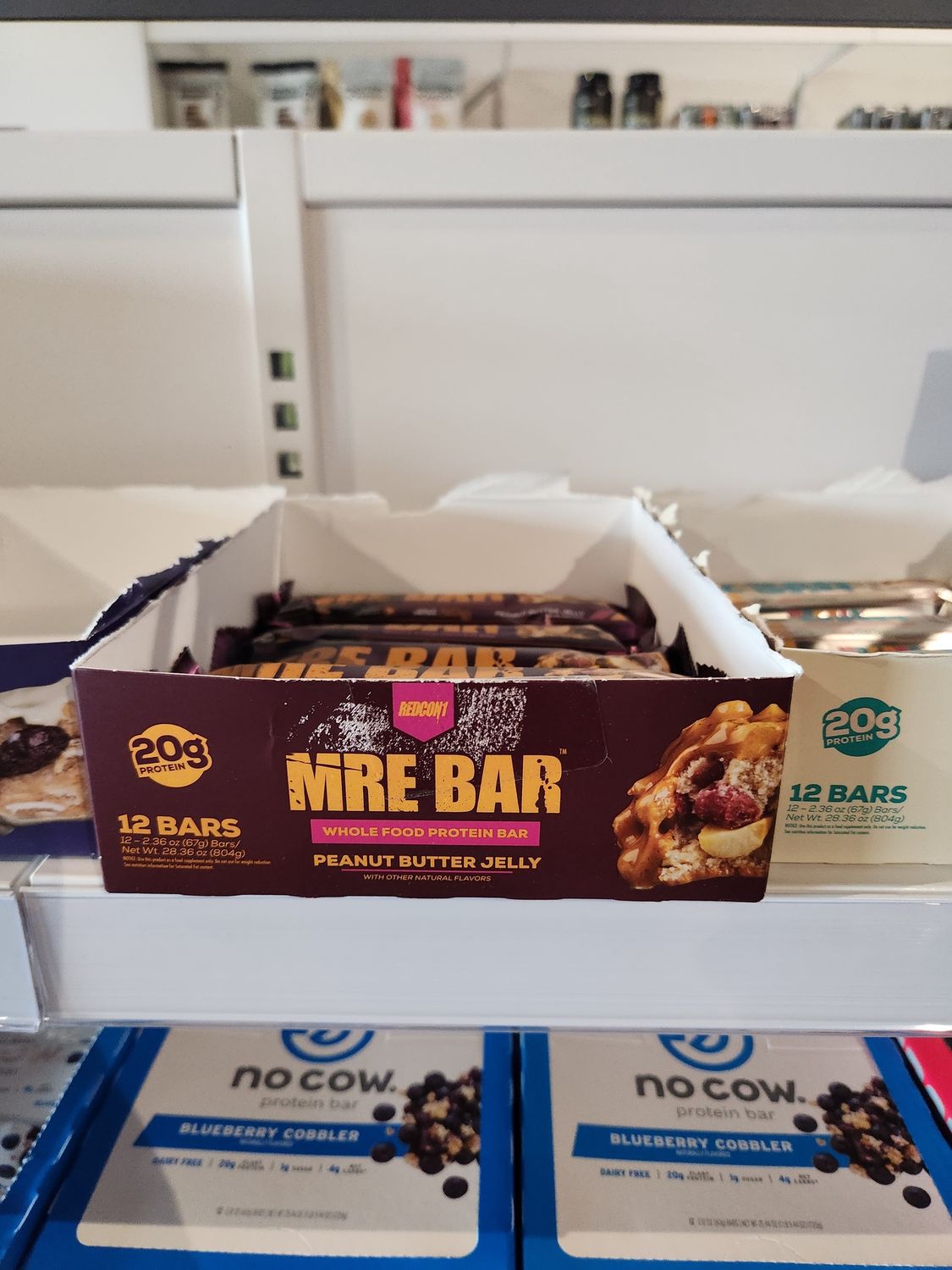 Mre bars peanut butter jelly box