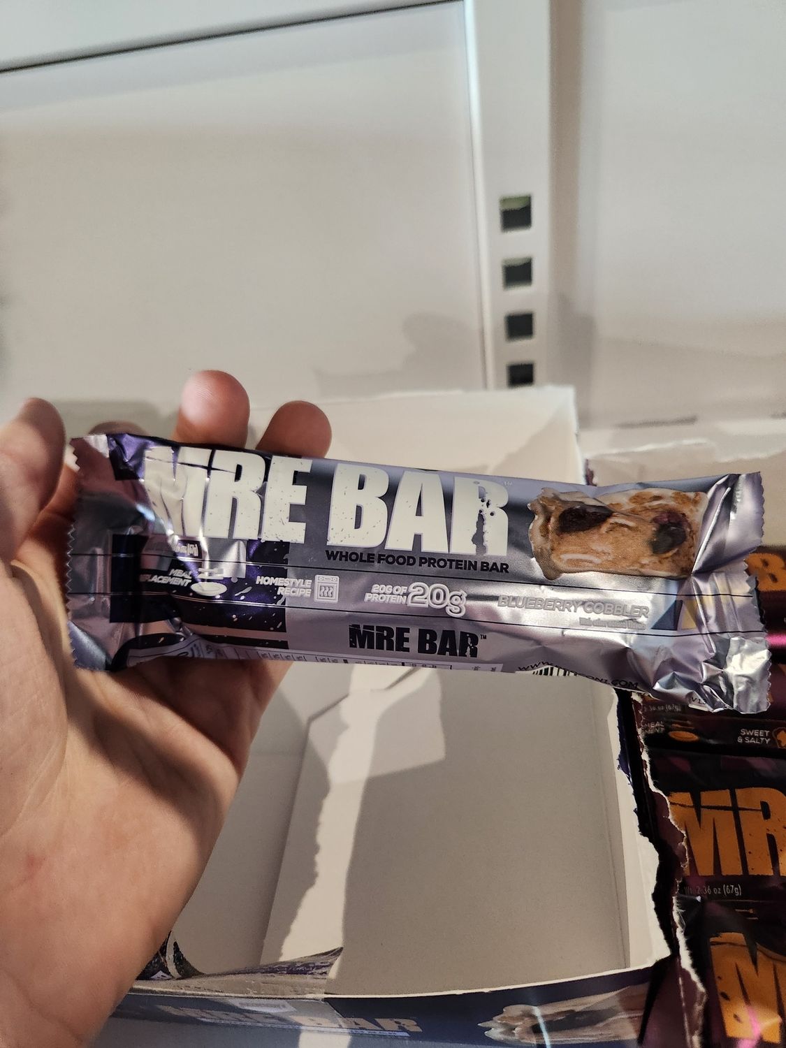 Mre bar blueberry cobbler single
