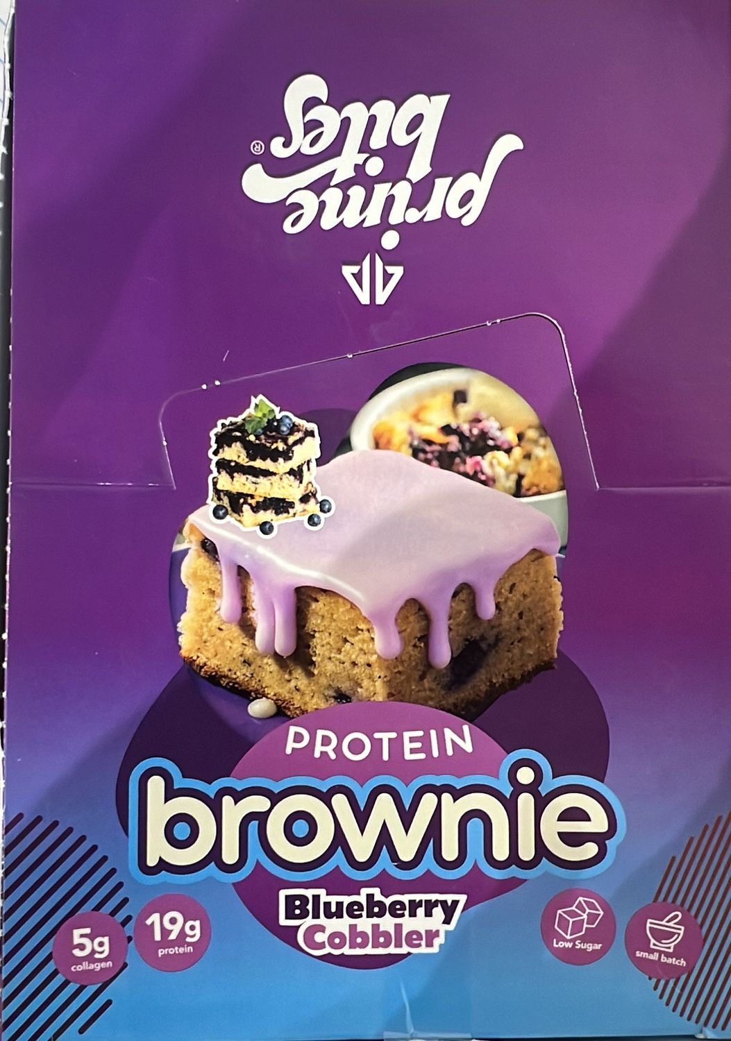 Prime bites blueberry cobbler case