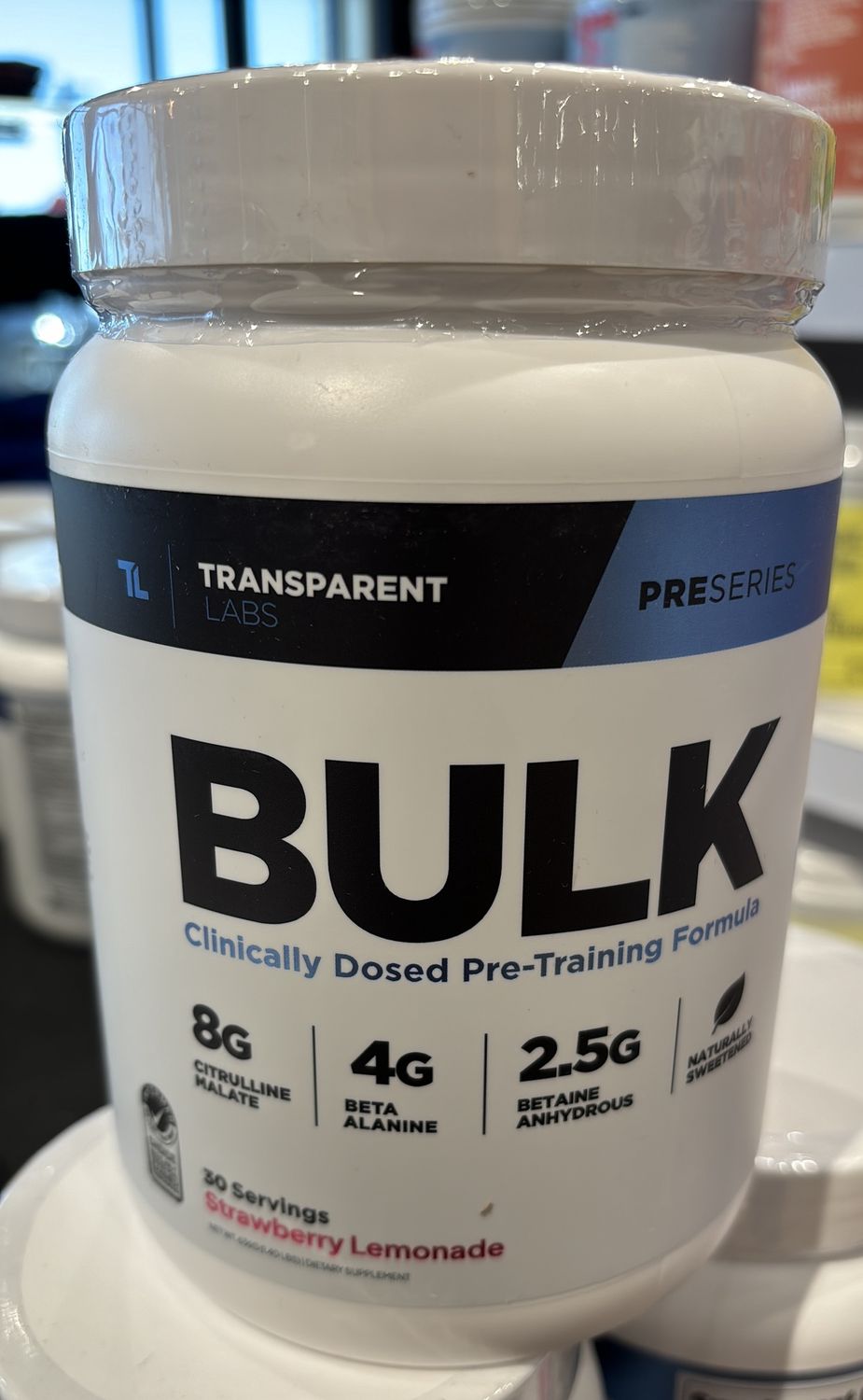 Transparent Labs Bulk Strawberry Lemonade
