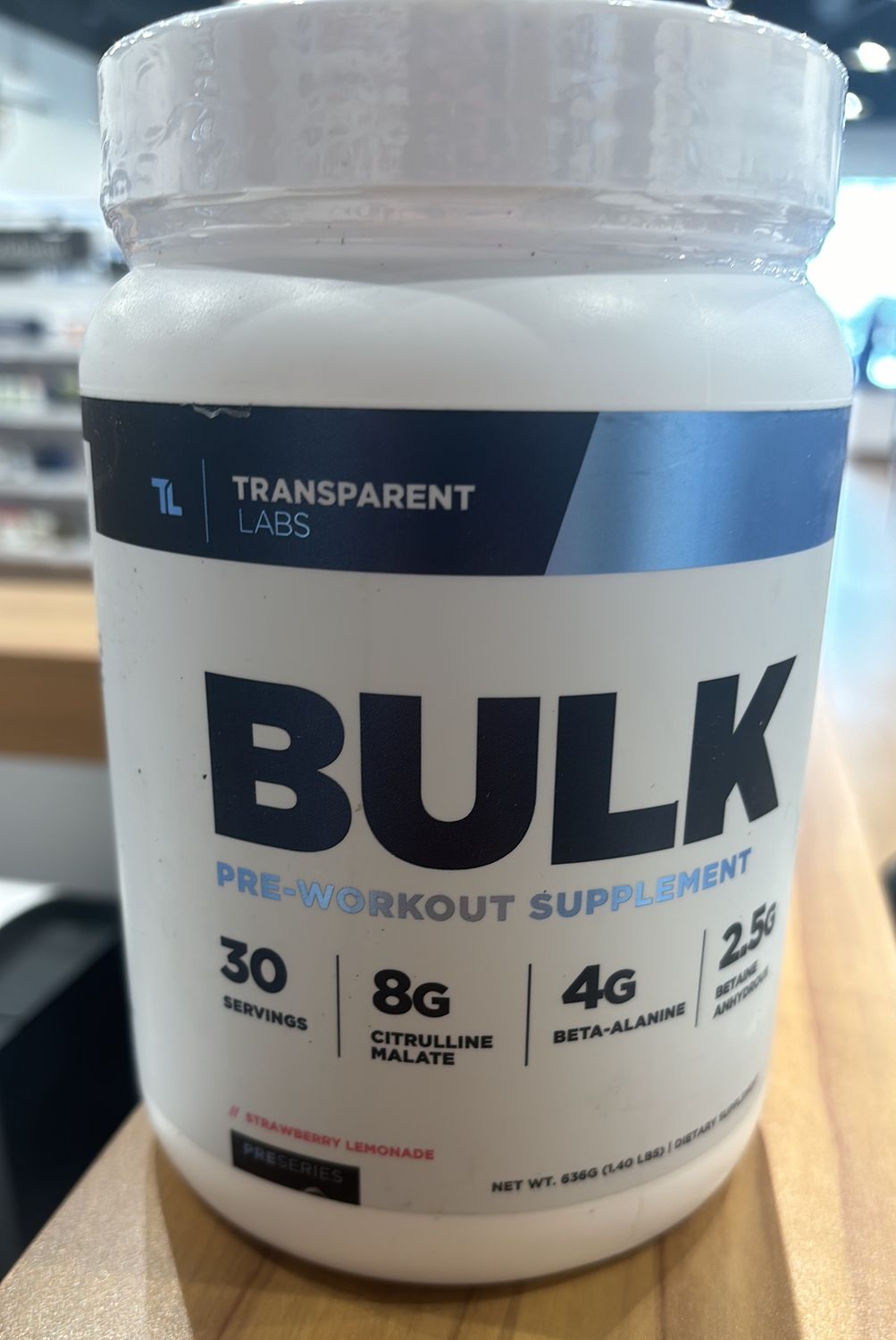 Transparent Labs Bulk Strawberry Lemonade 2