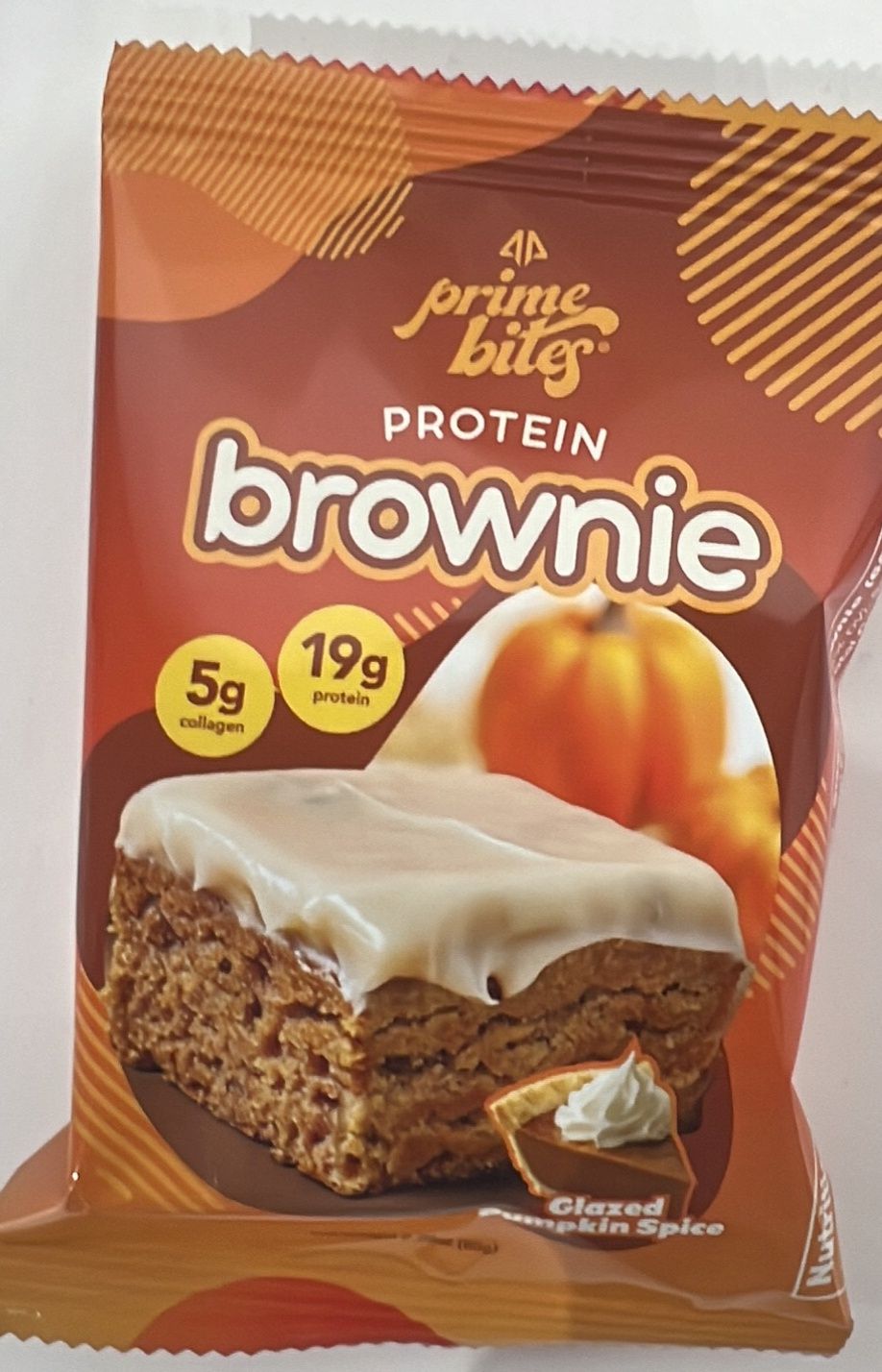 Prime bites glazed pumpkin spice single